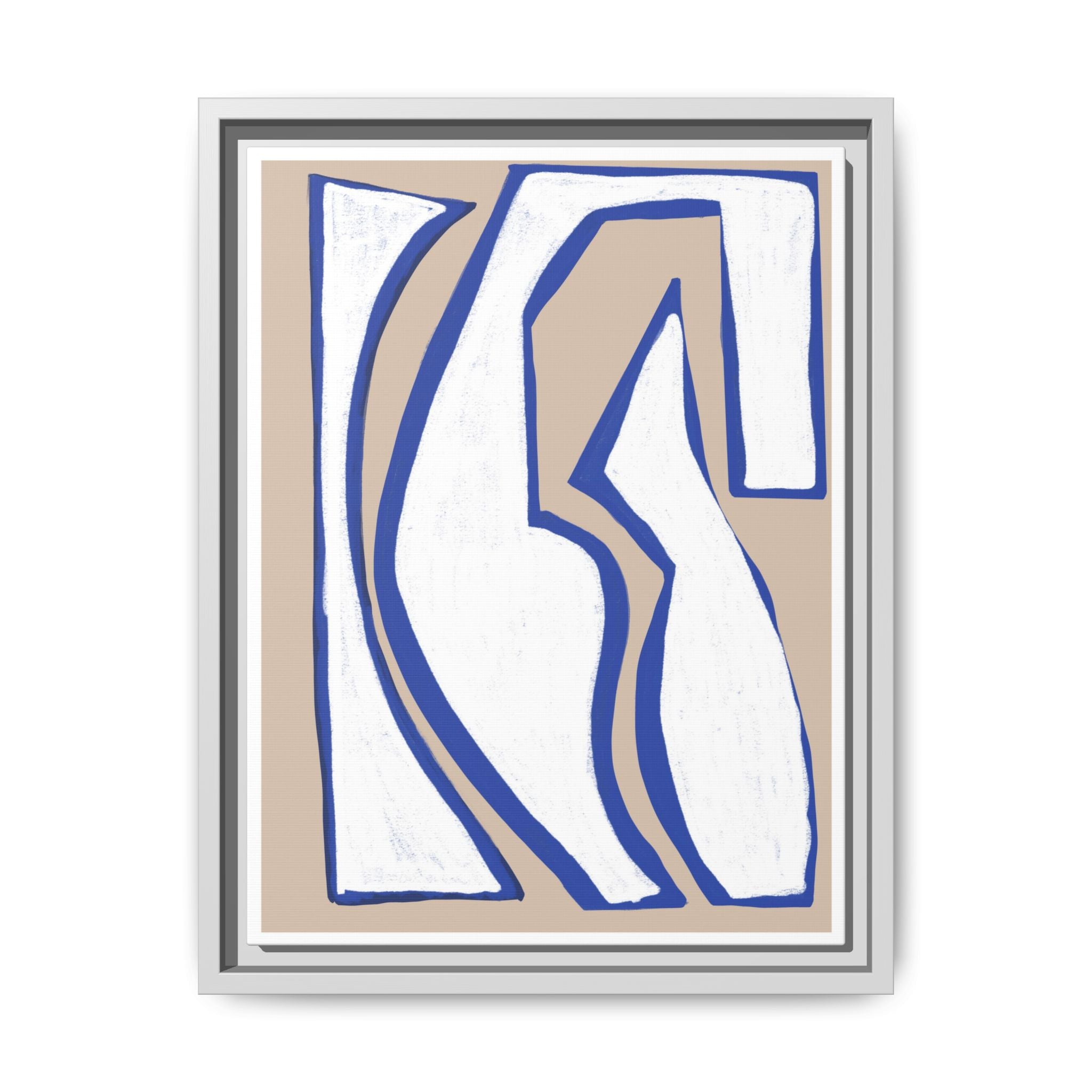 Cobalt Form Continuum - Framed