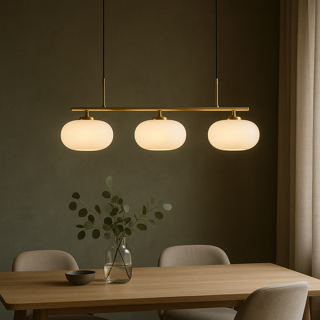 3 Heads Bauhaus Pendant Light