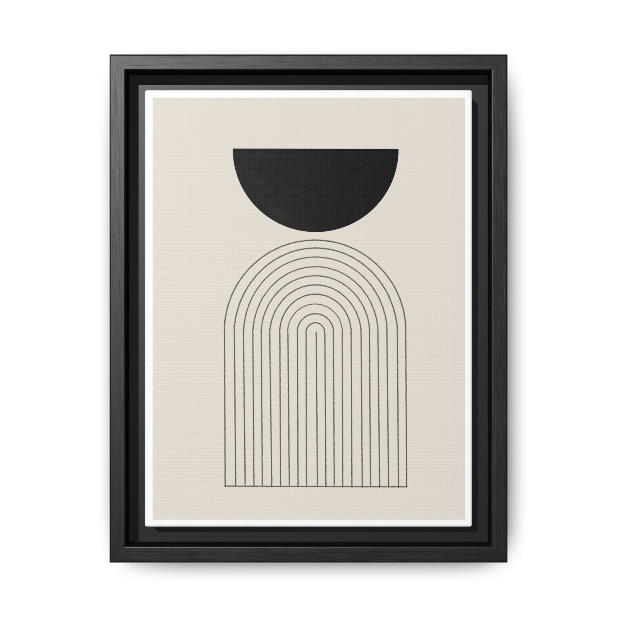 Midnight Portal Lines - Framed