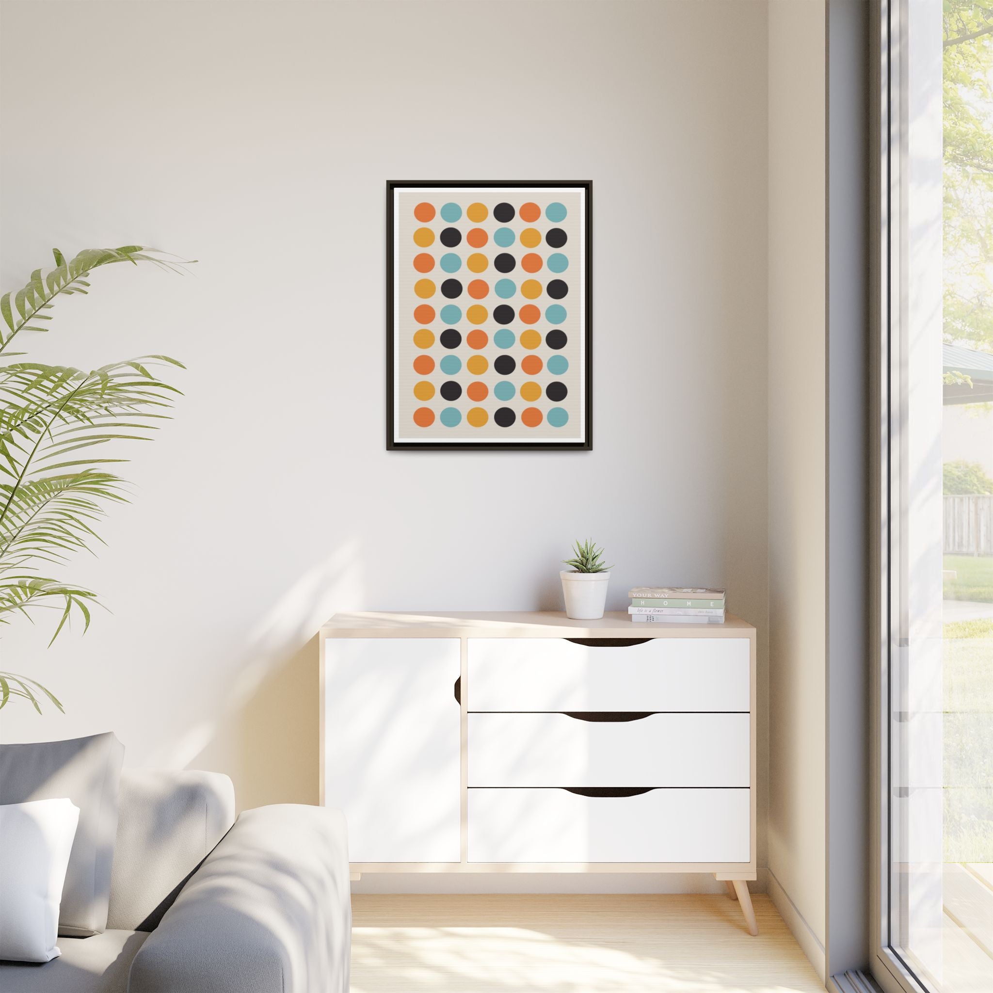 Retro Carnival Rhythm - Framed