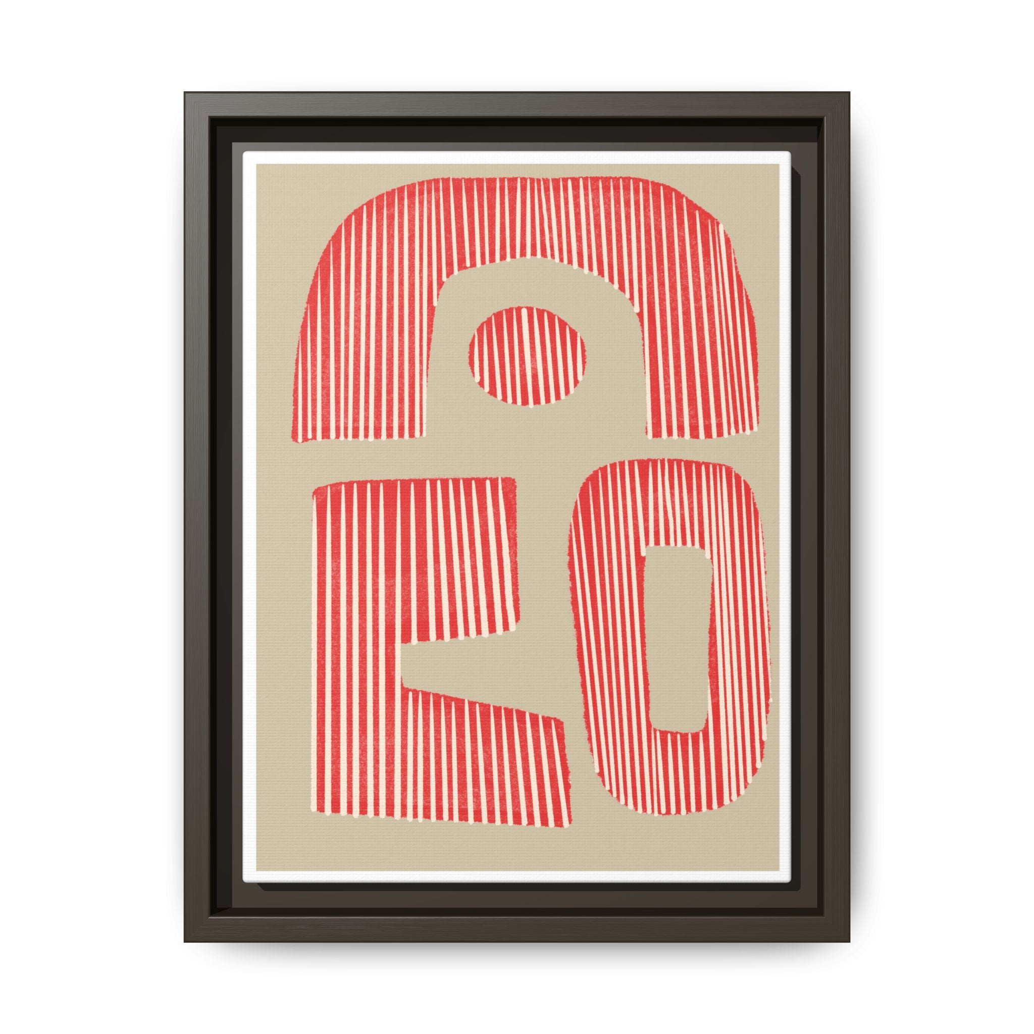 Coral Echo Forms - Framed