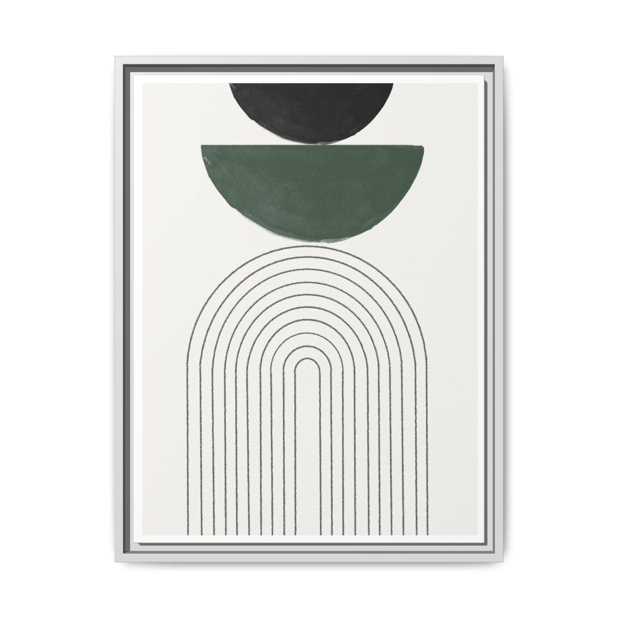 Emerald Arc Horizon - Framed