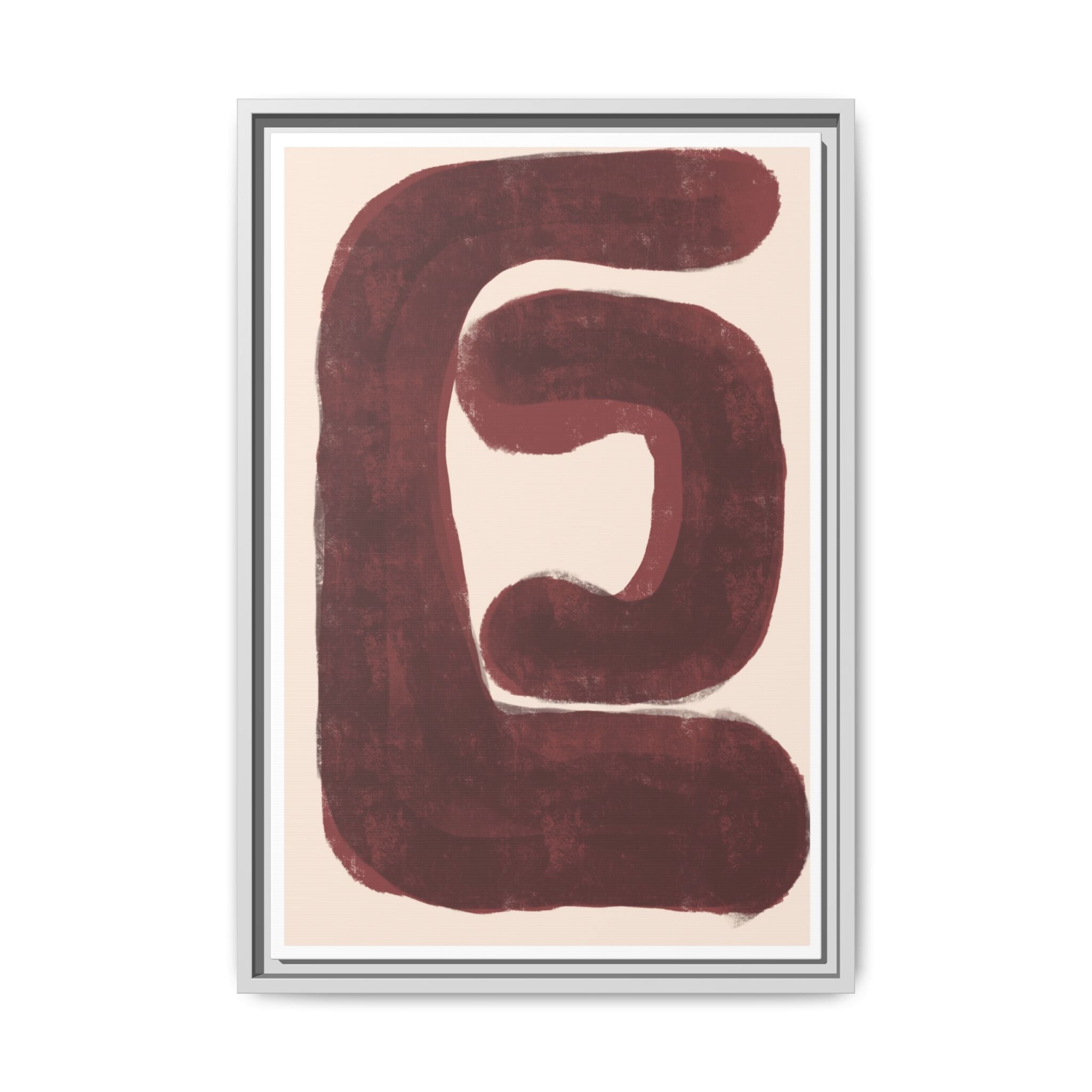 Burgundy Echo Form - Framed