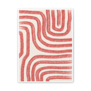 Coral Drift Pathways - Canvas