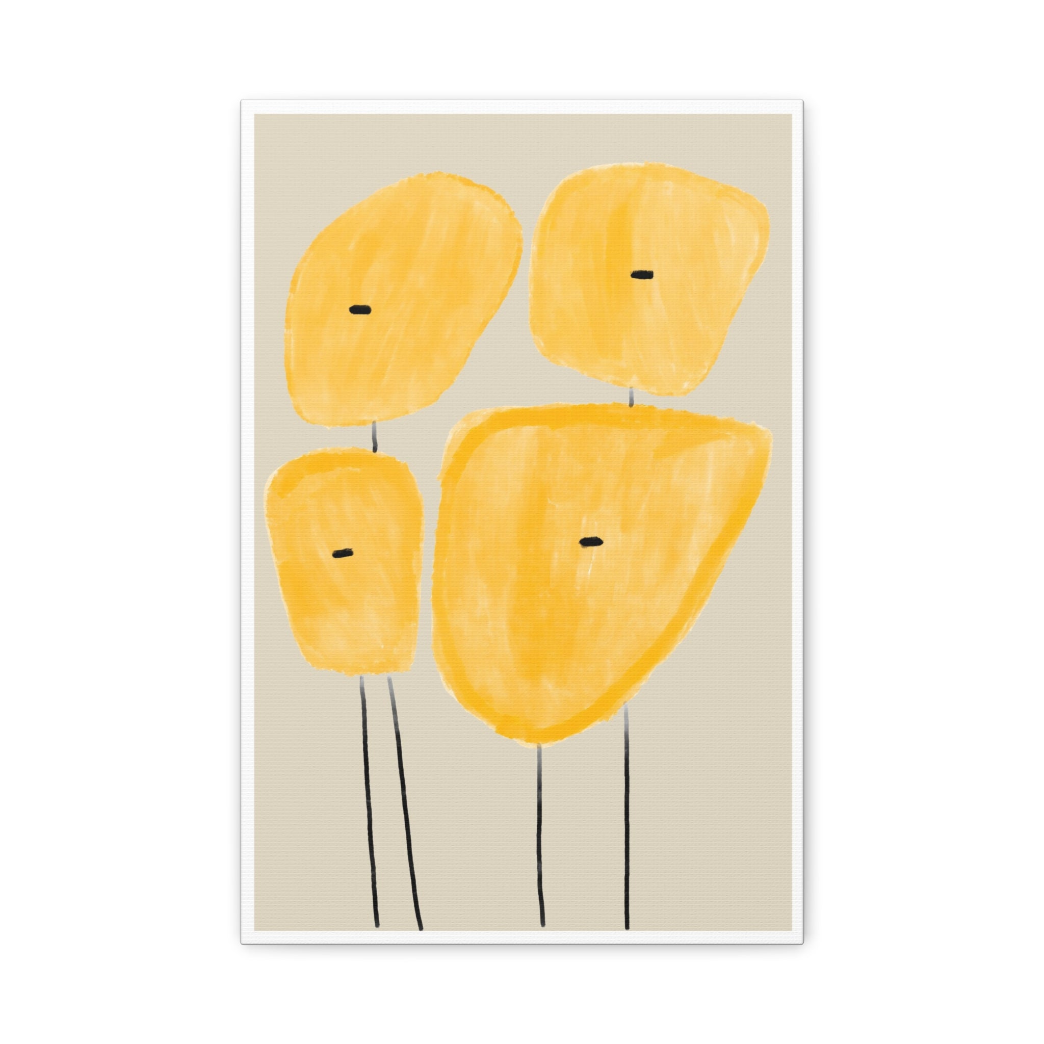 Golden Meadow Figures - Canvas