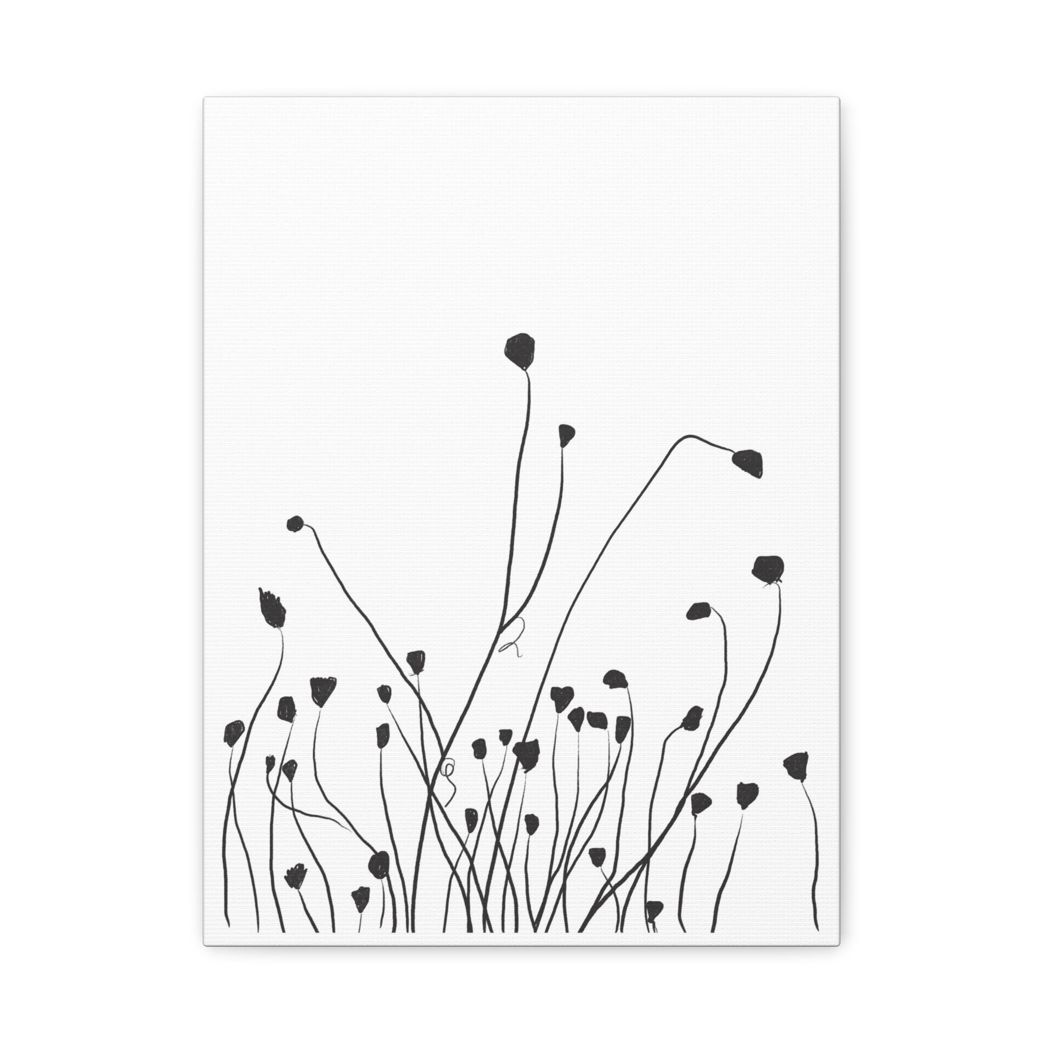 Silent Bloom Horizon - Canvas