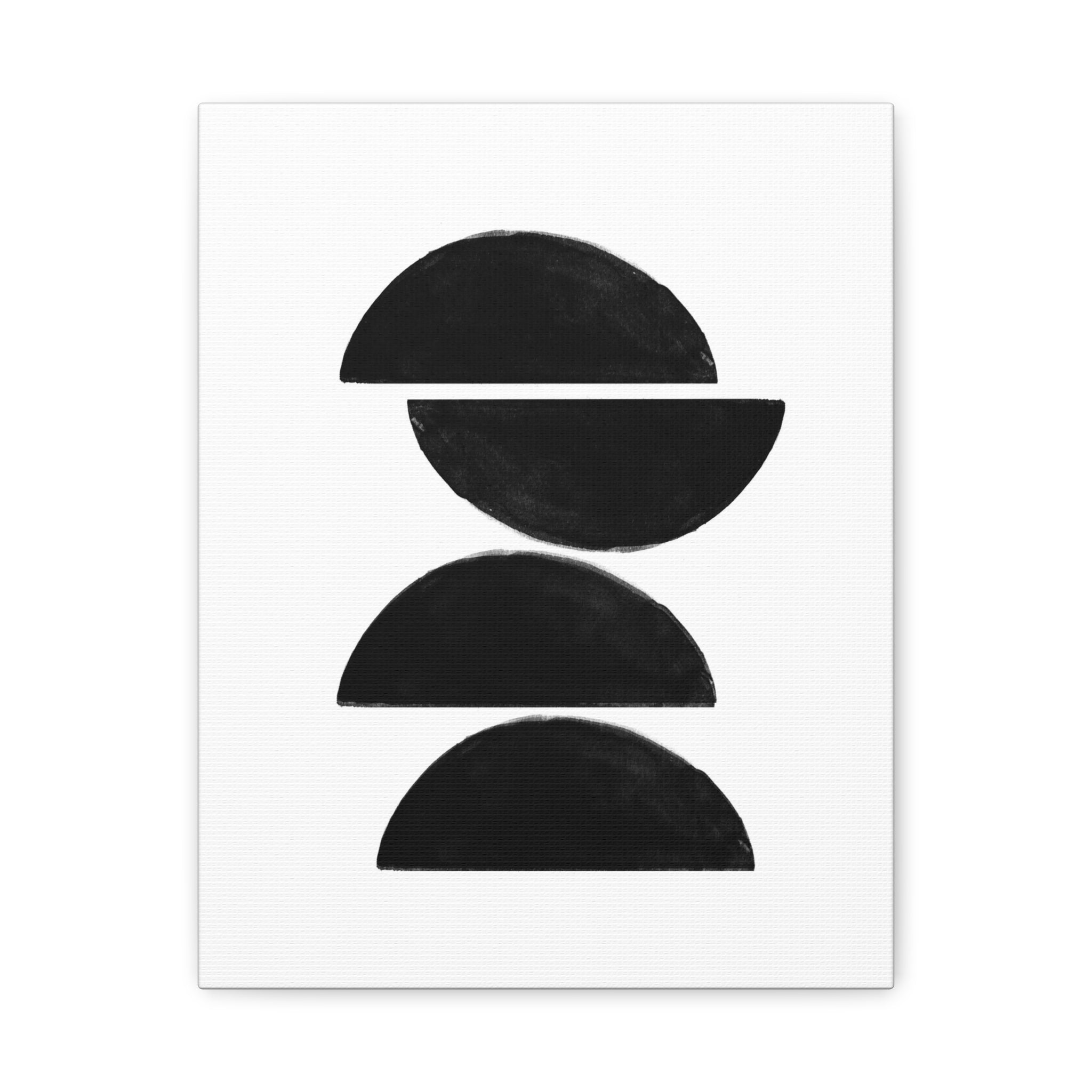Noir Horizon Rhythm - Canvas