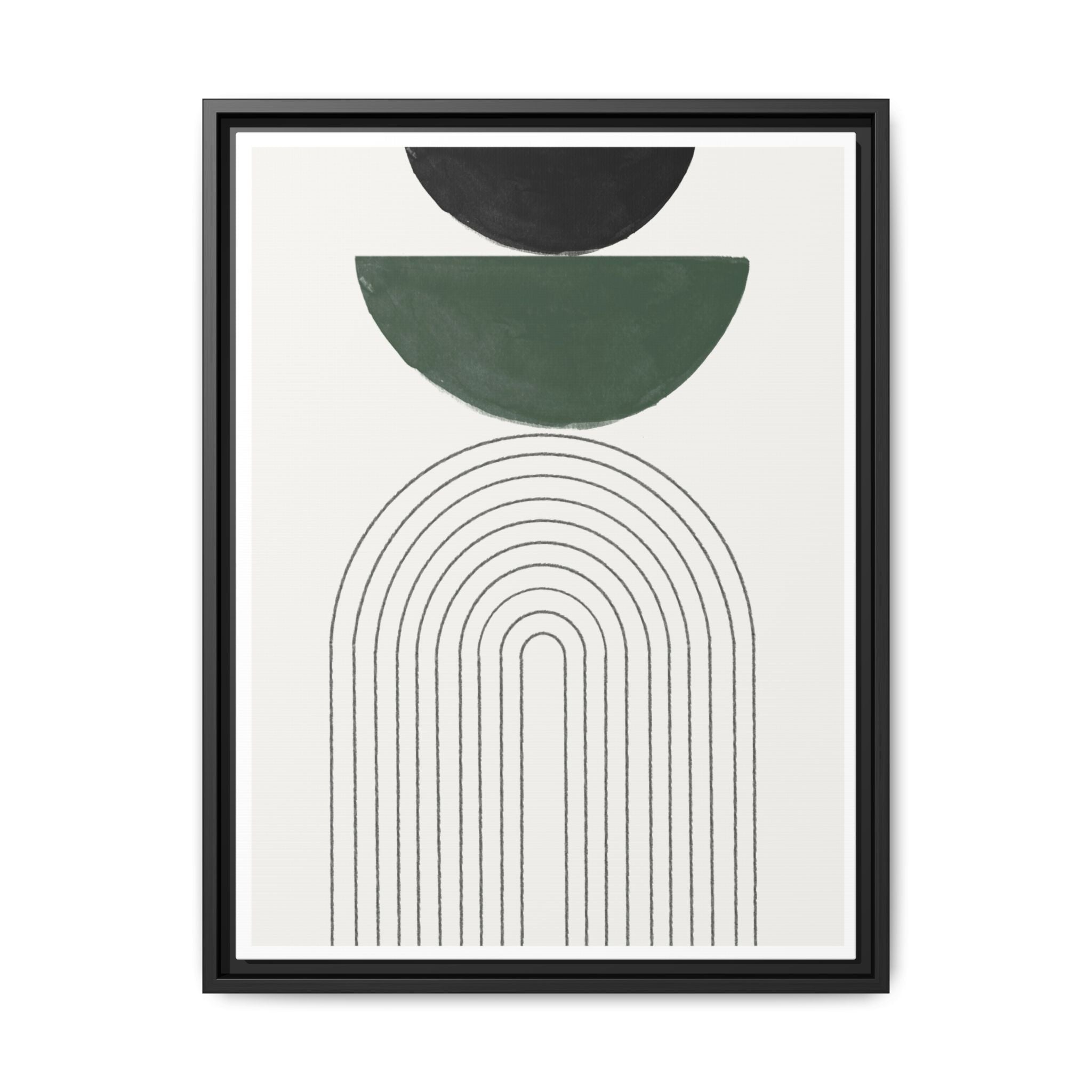 Emerald Arc Horizon - Framed