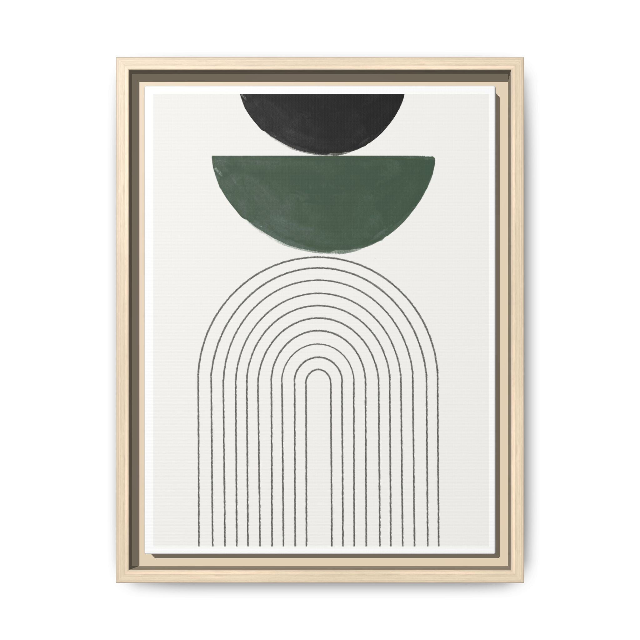 Emerald Arc Horizon - Framed
