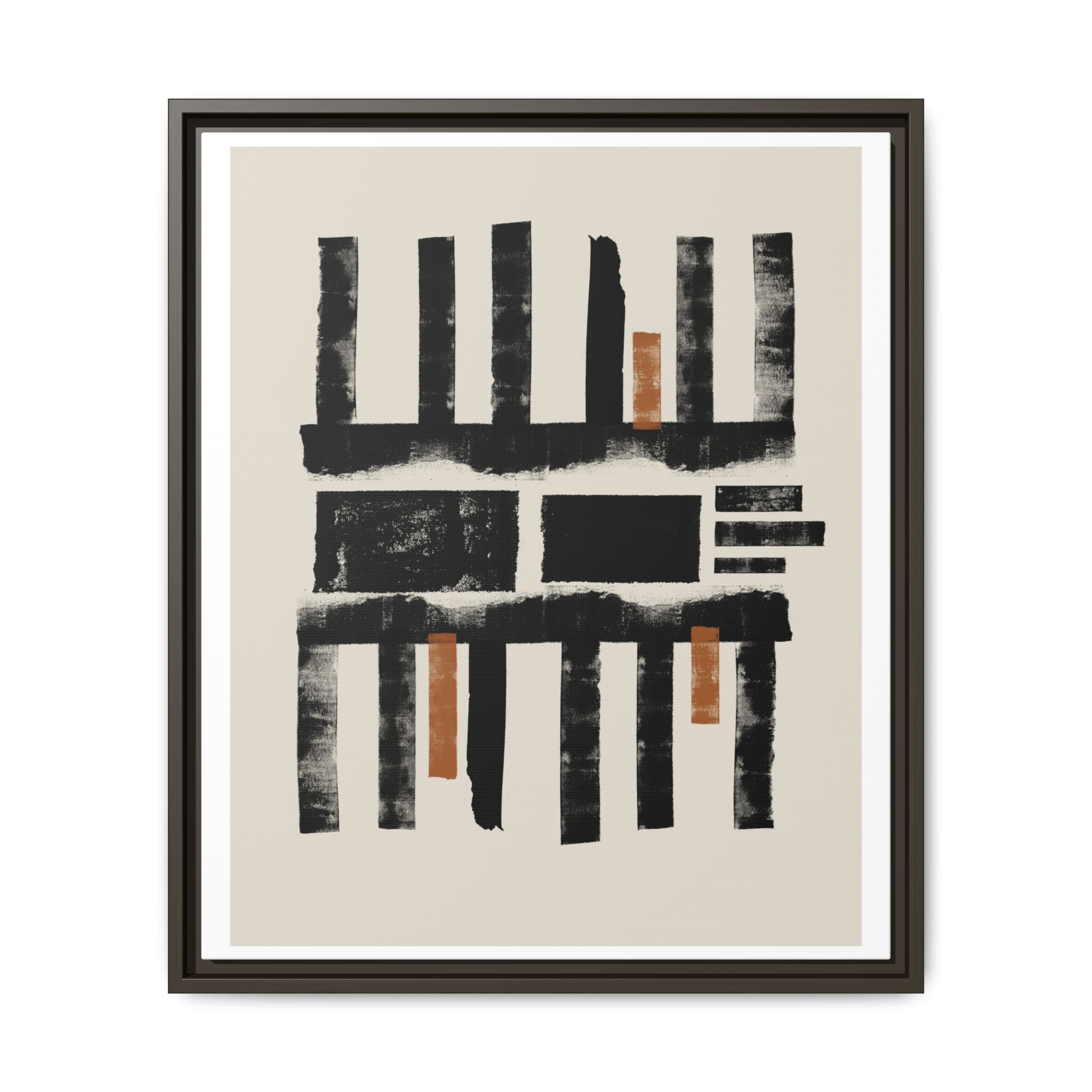 Amber Shadow Alignments - Framed