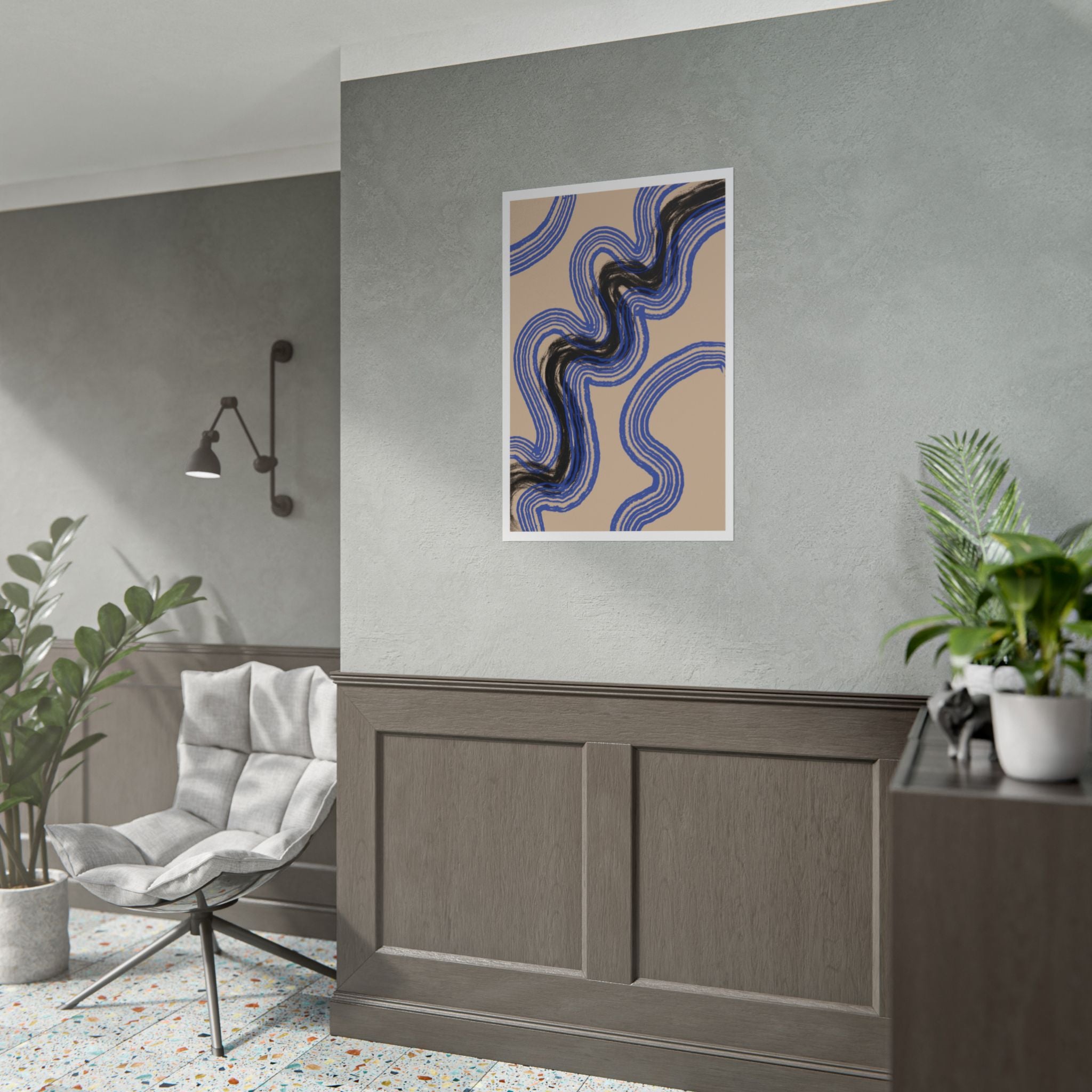 Indigo Rhythm Passage - Poster