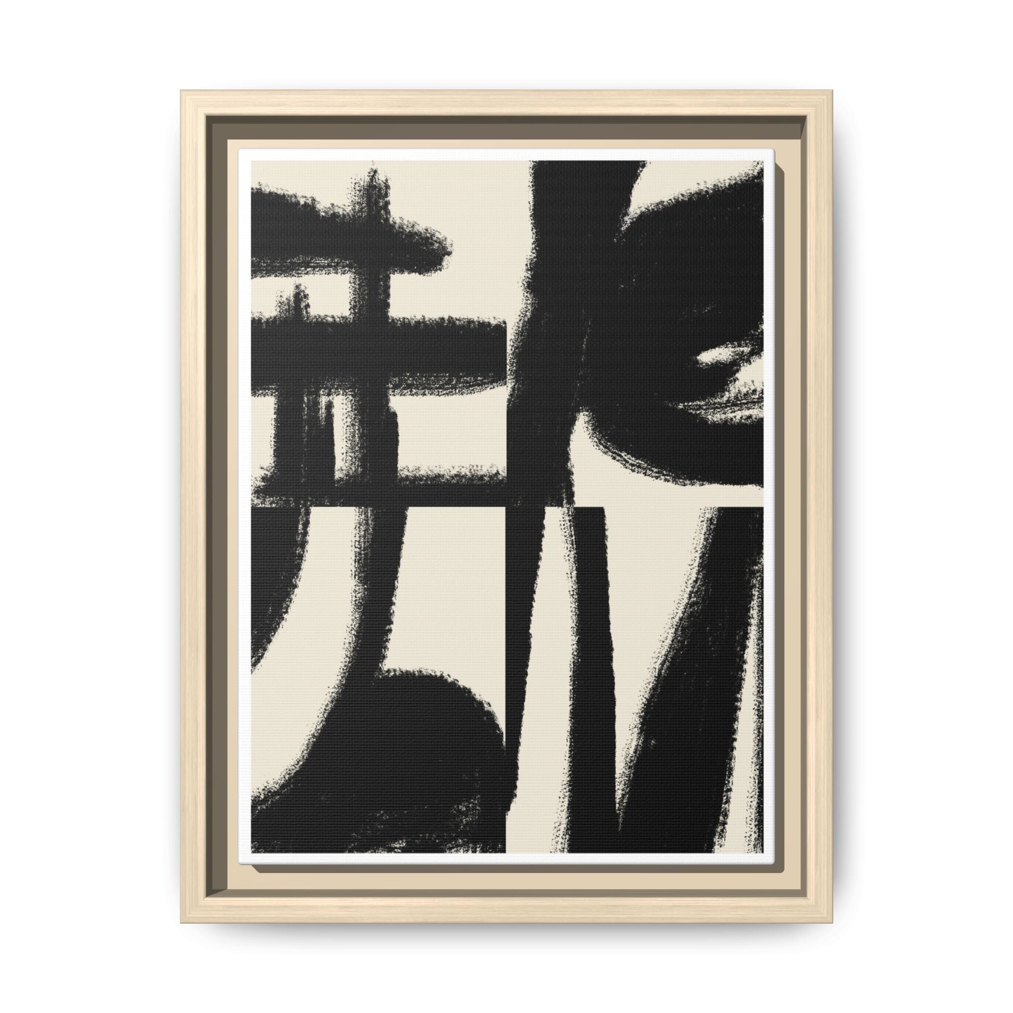 Midnight Gesture Fragments - Framed