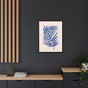 Sapphire Frond Harmony - Framed