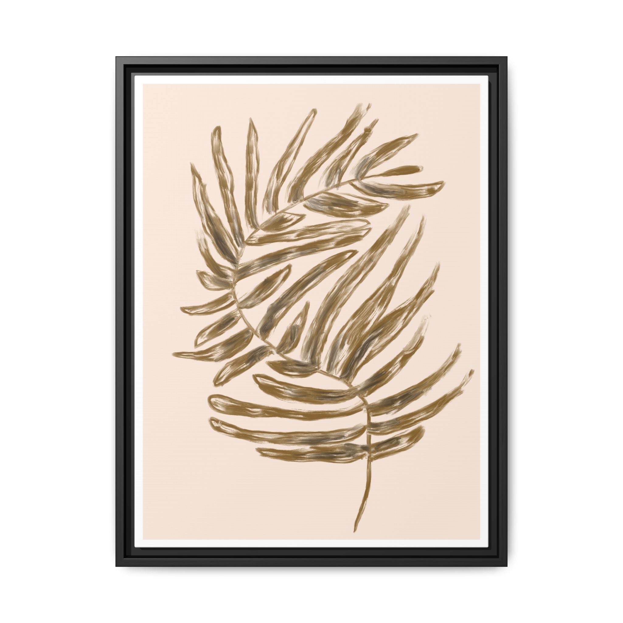 Golden Frond Reverie - Framed