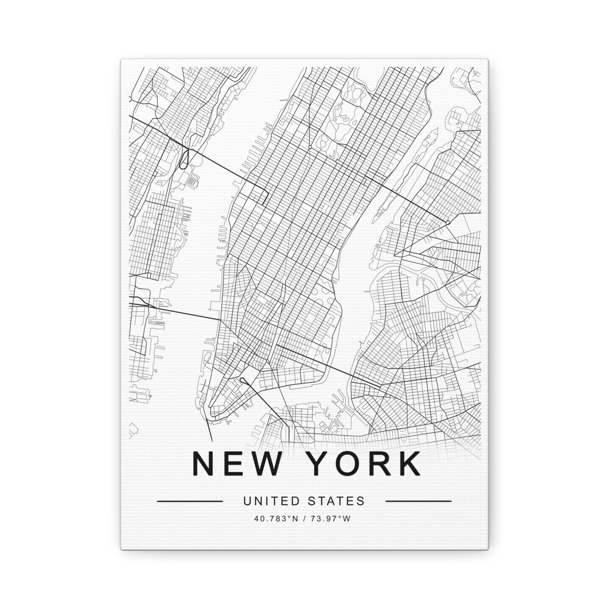 Metropolitan Gridline Reverie - Canvas