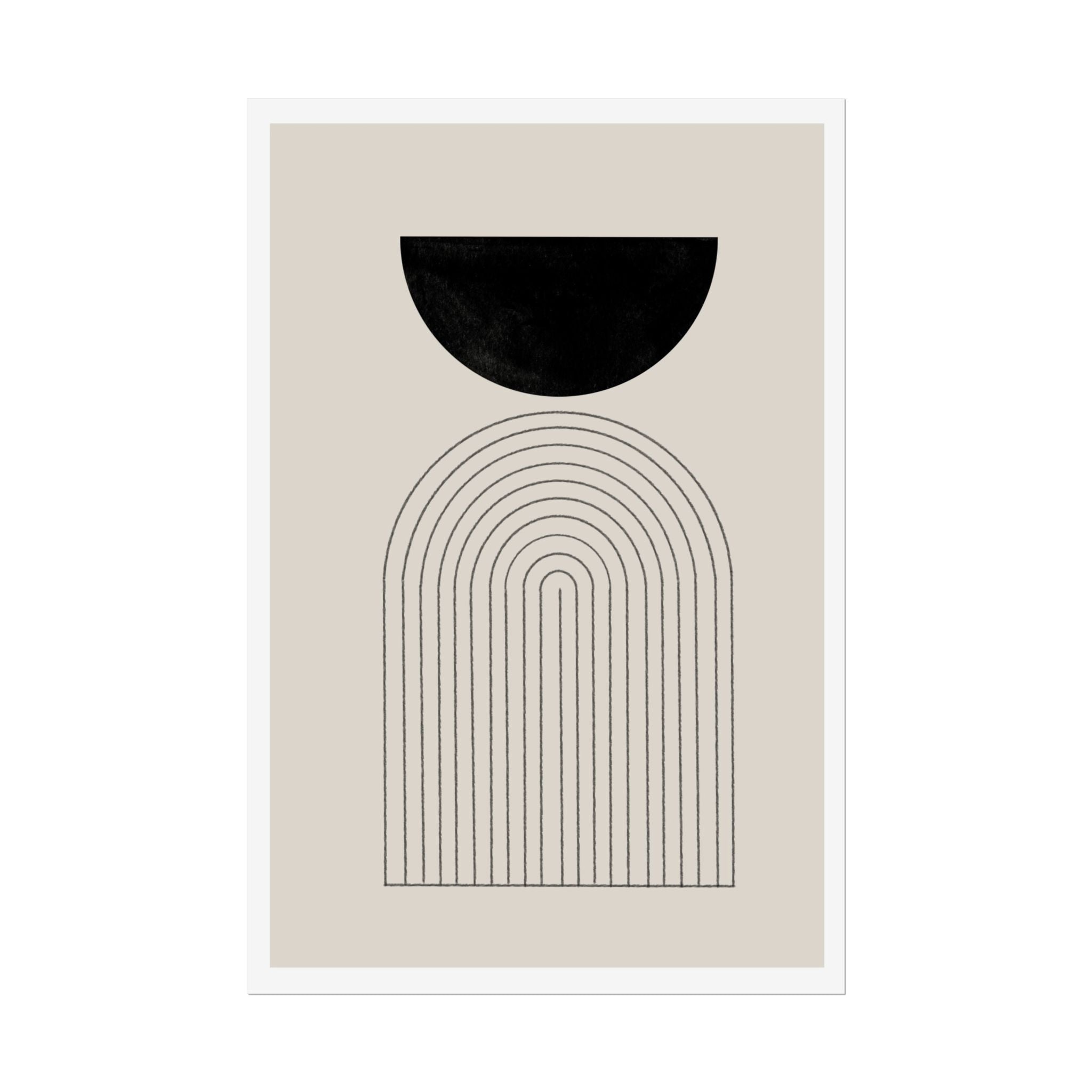 Midnight Portal Lines - Poster