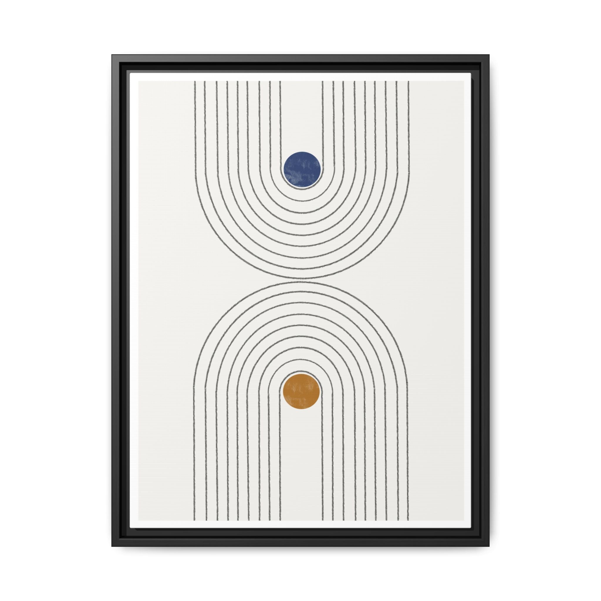 Dual Orbit Rhythm - Framed