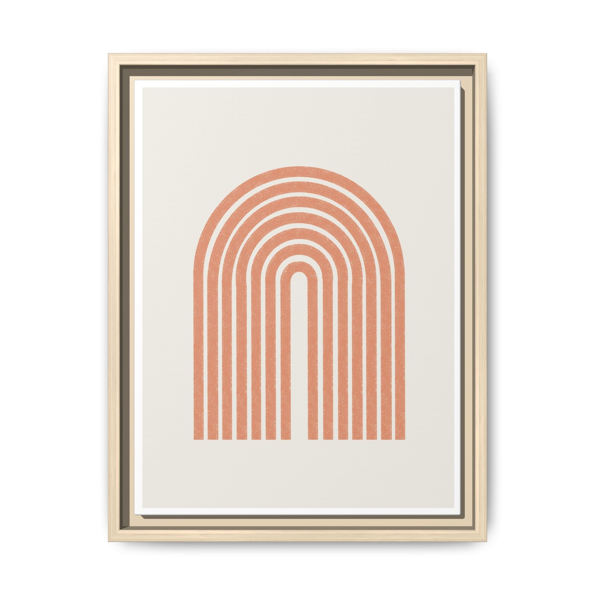 Terracotta Arc Whisper - Framed