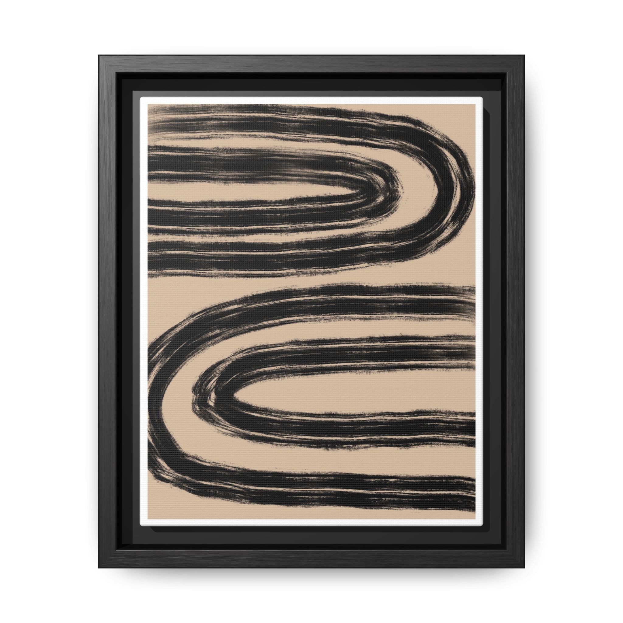 Midnight Current Echoes - Framed