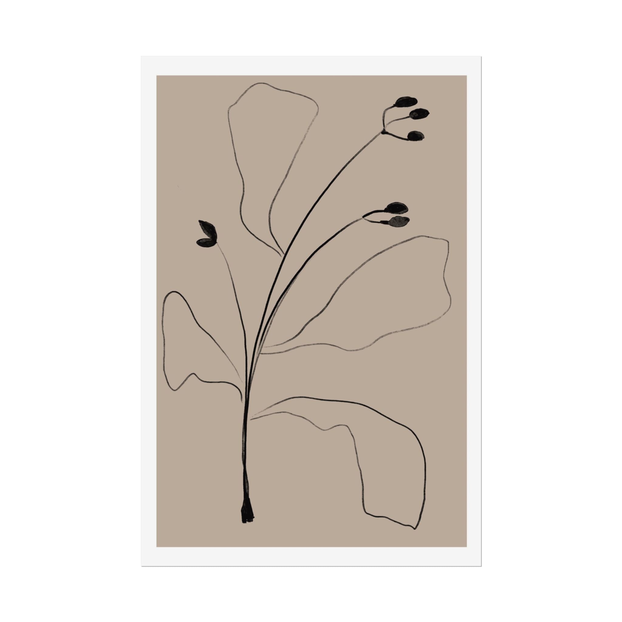 Quiet Botanical Gesture - Poster