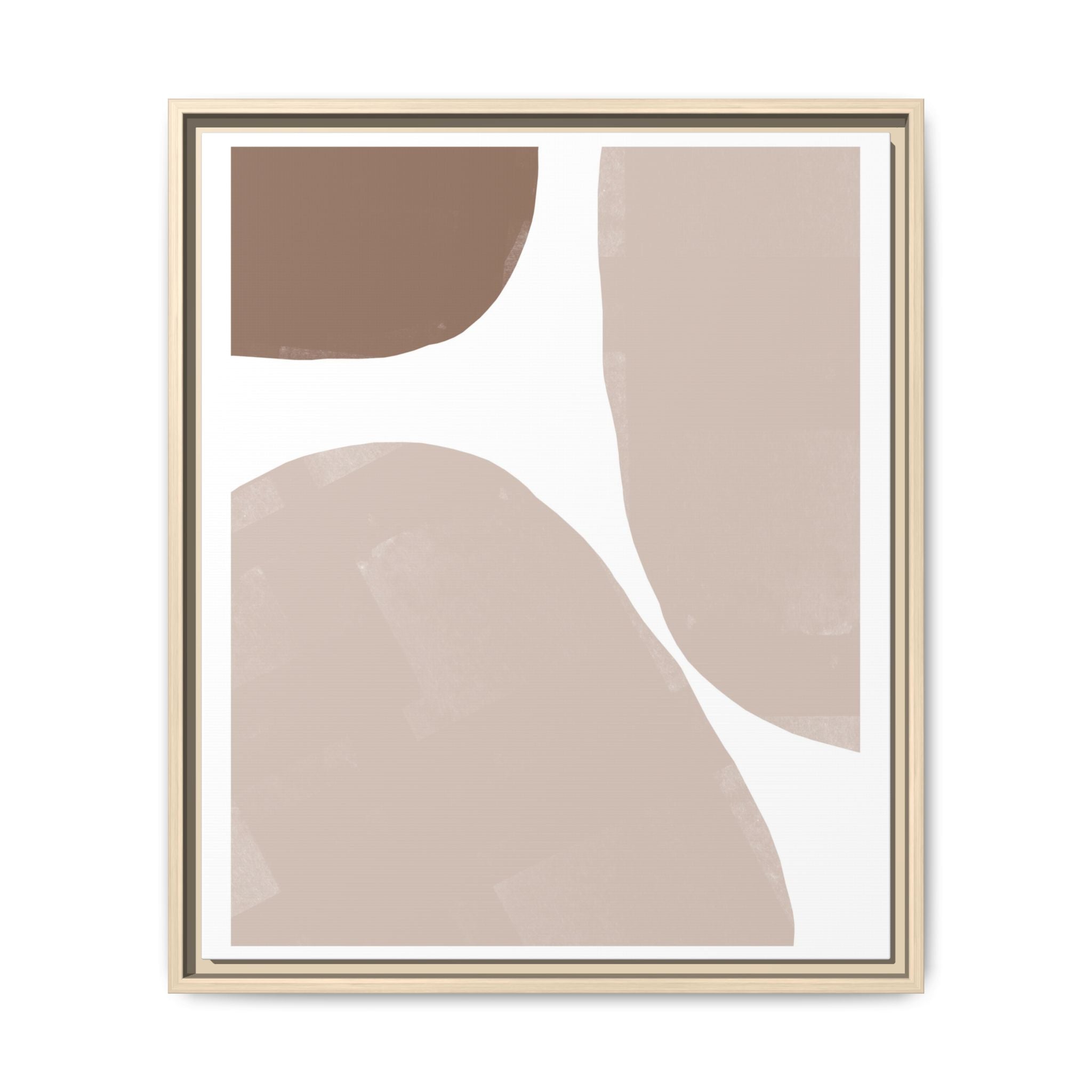 Muted Clay Horizons - Framed