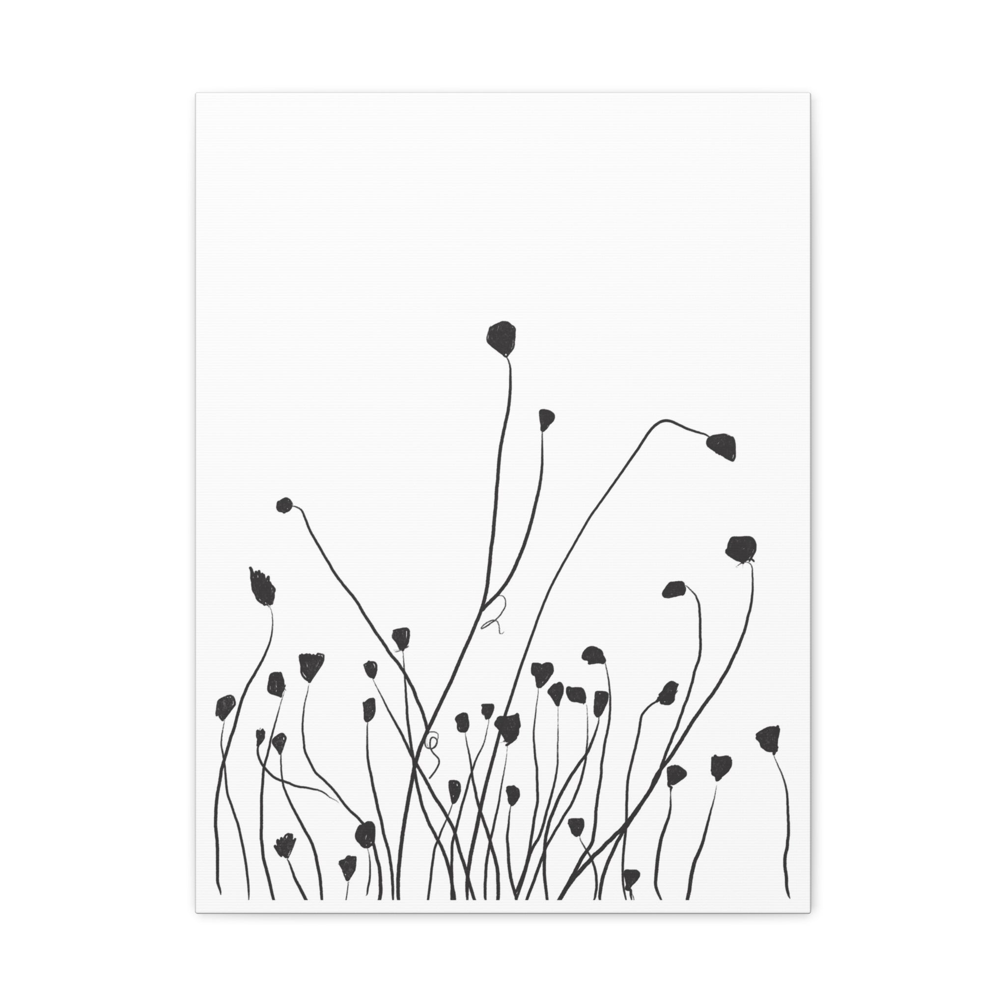 Silent Bloom Horizon - Canvas