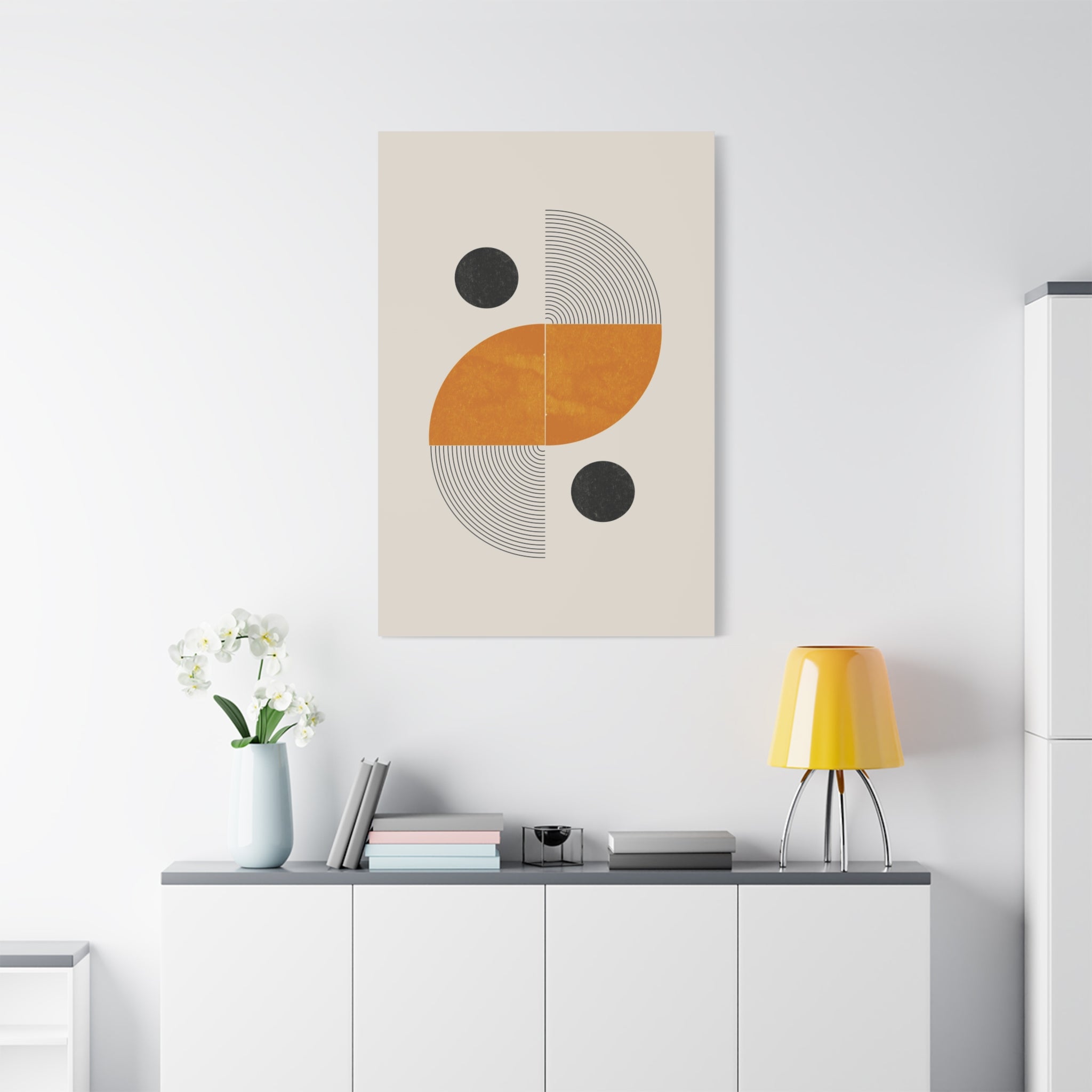 Amber Orbit Balance - Canvas