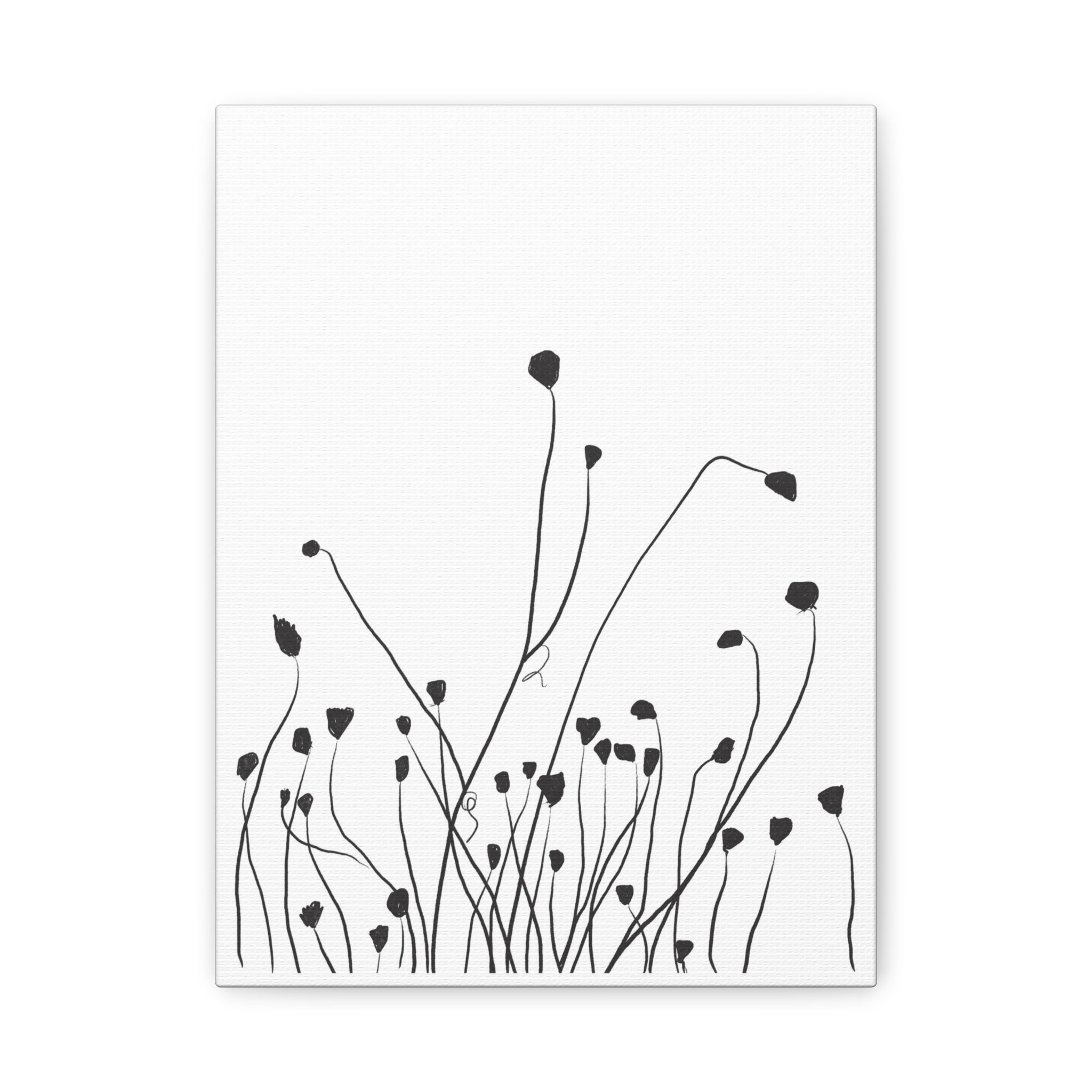 Silent Bloom Horizon - Canvas