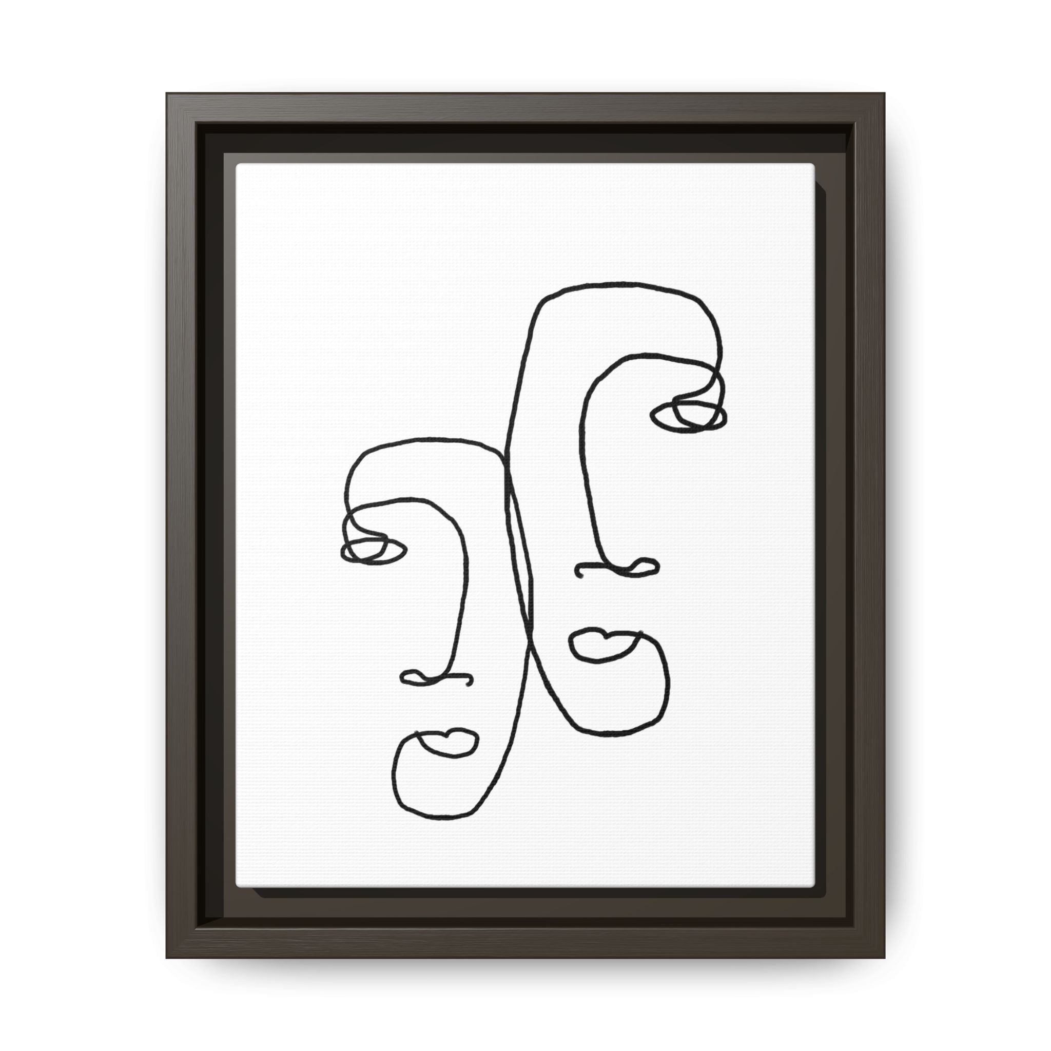 Silent Dual Reflections - Framed