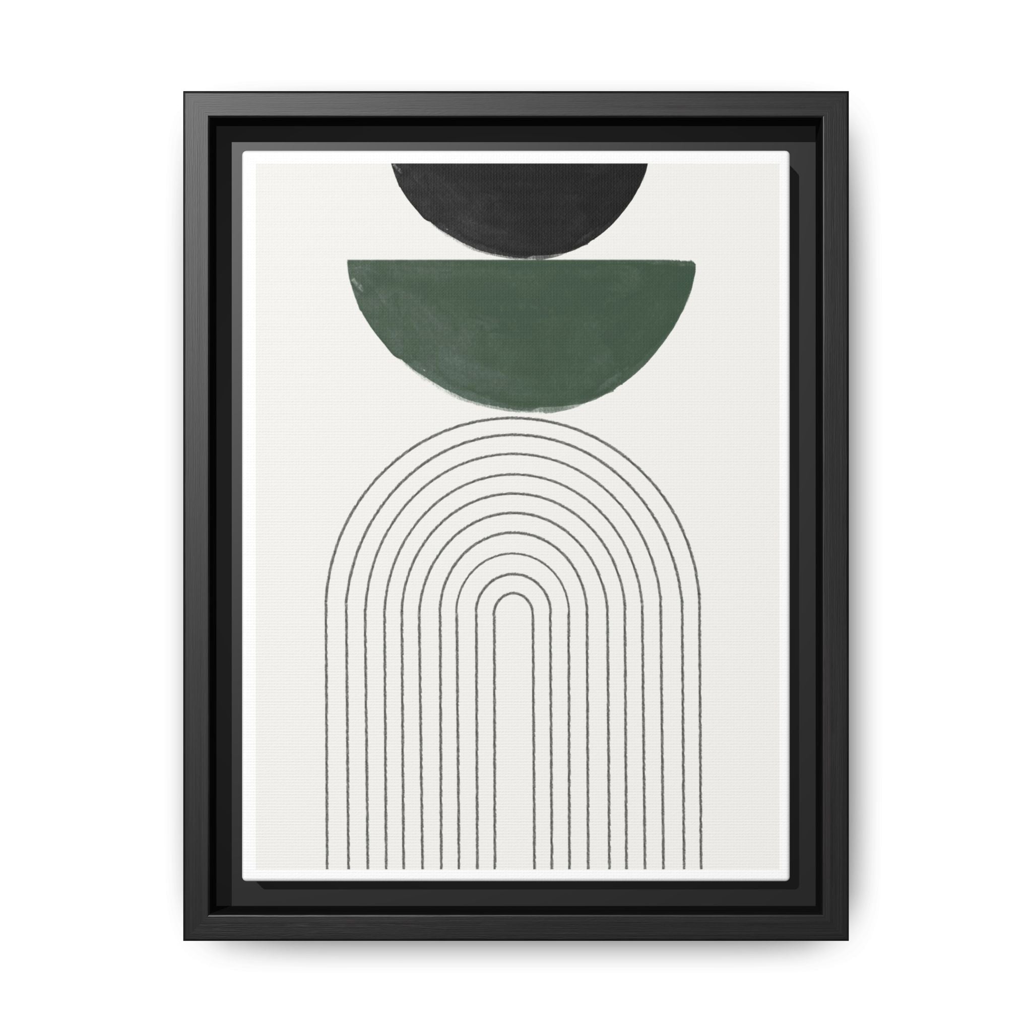 Emerald Arc Horizon - Framed