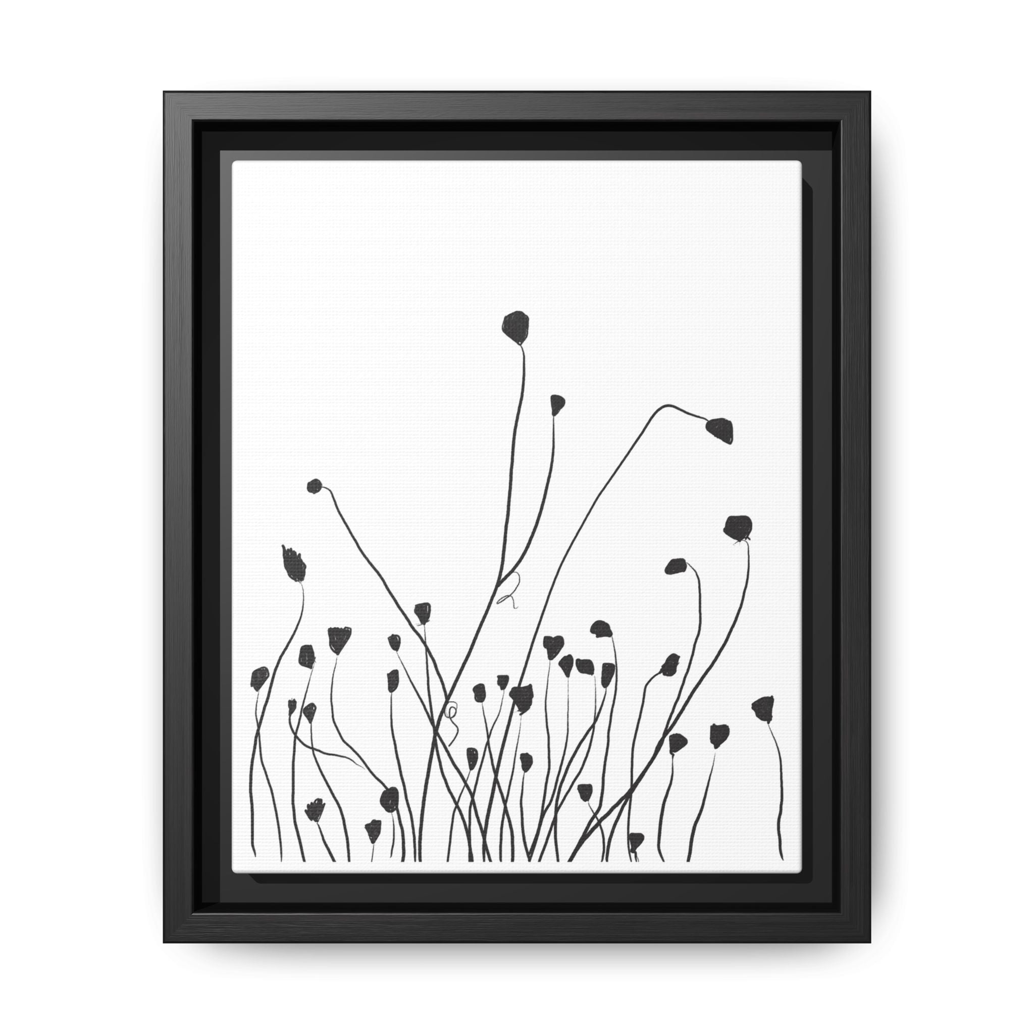 Silent Bloom Horizon - Framed