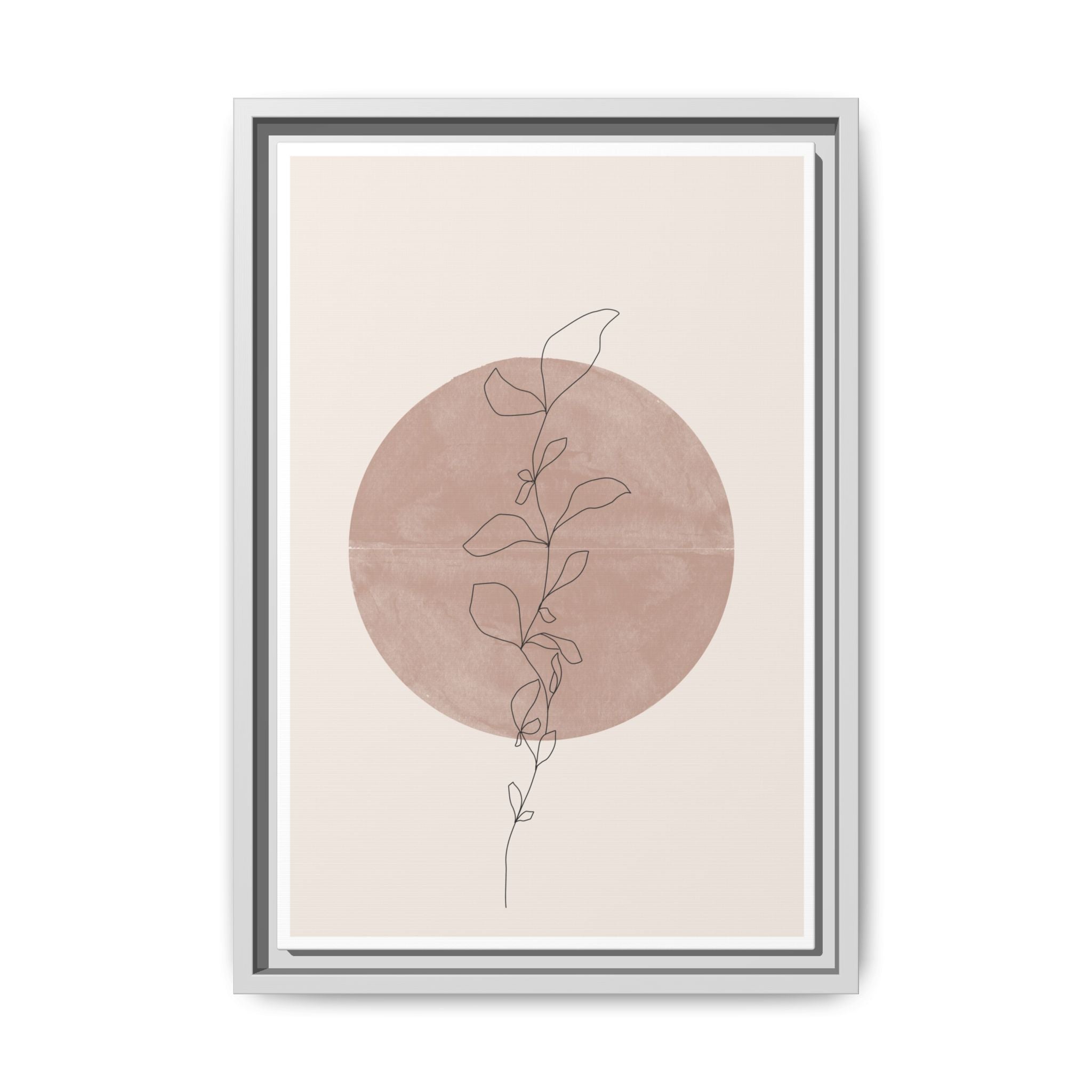 Blush Moonvine Quietude - Framed