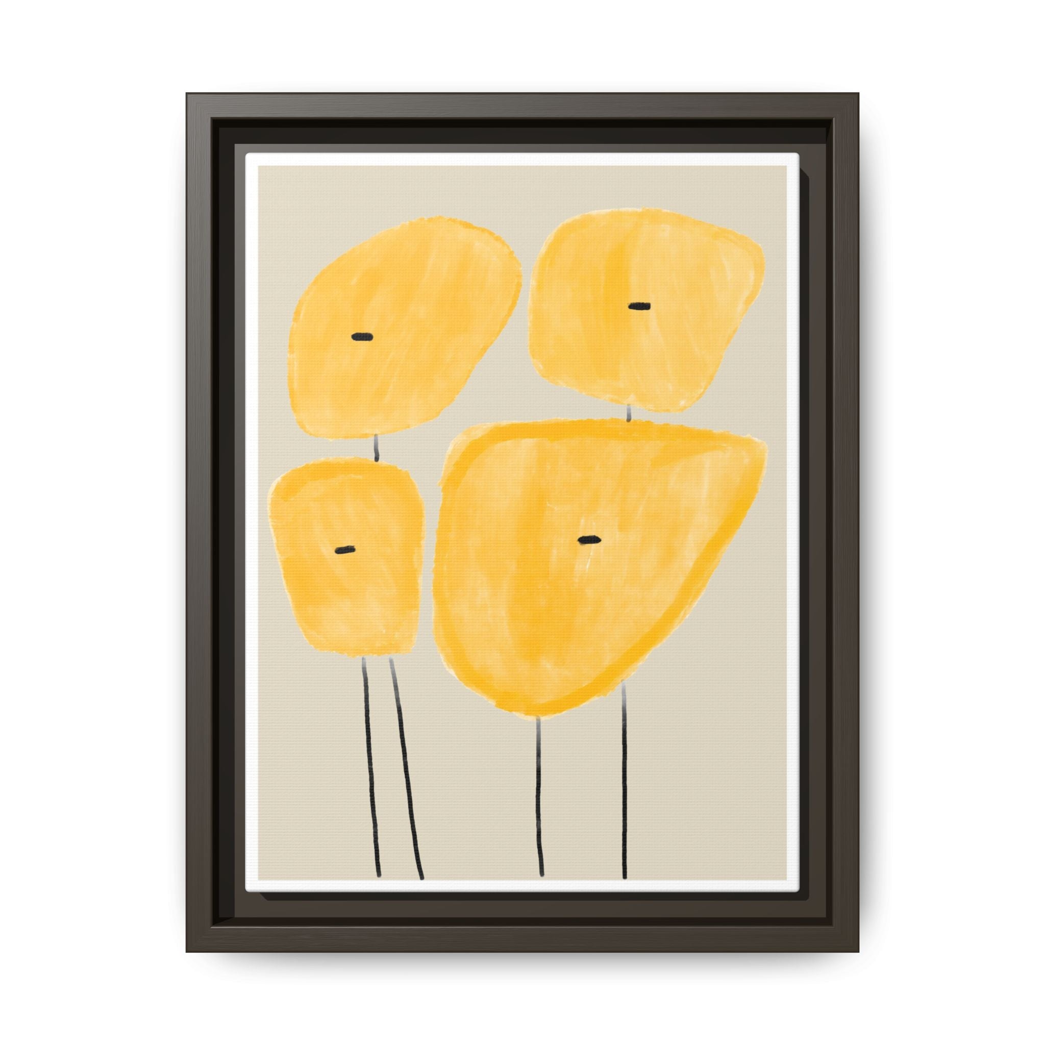 Golden Meadow Figures - Framed