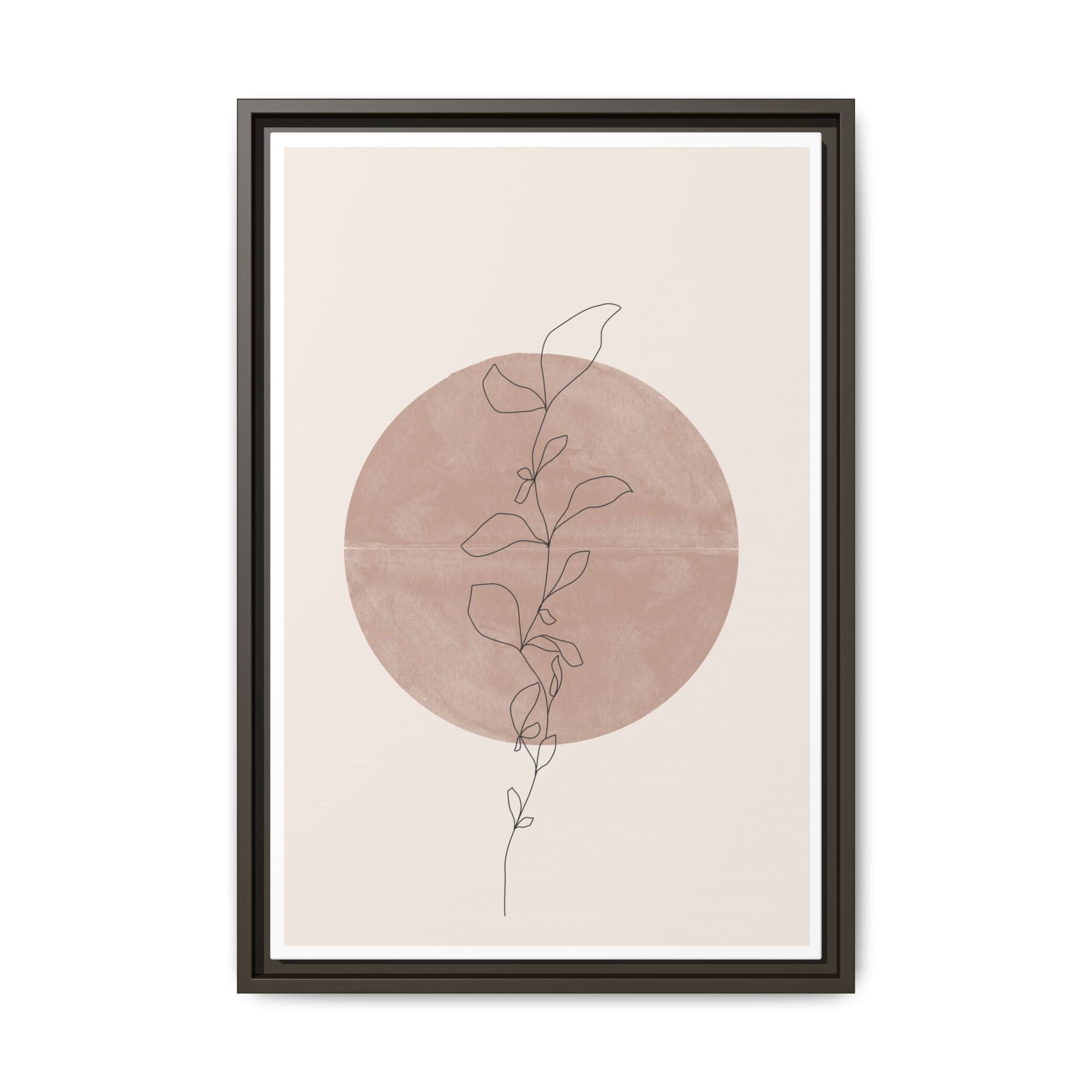Blush Moonvine Quietude - Framed