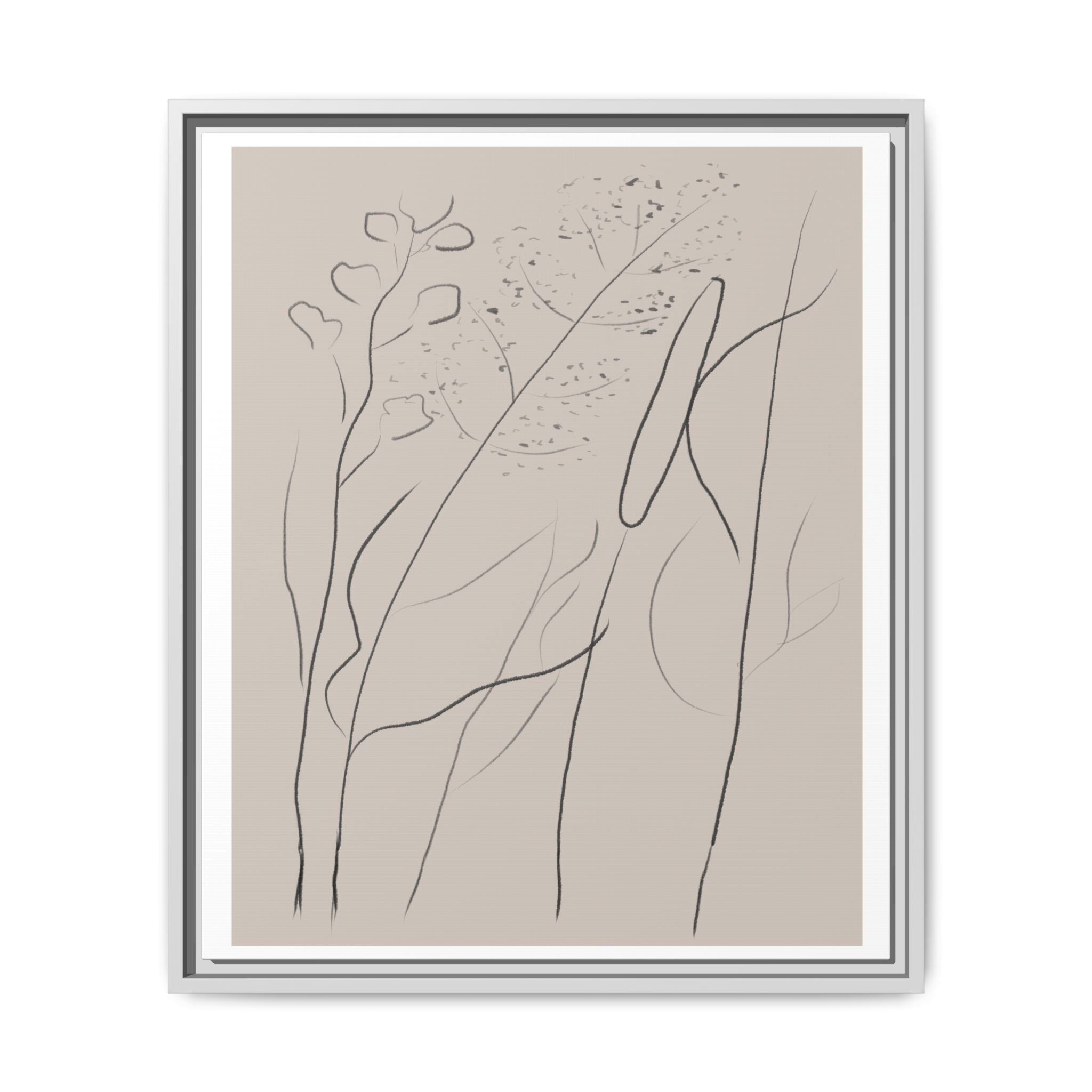 Quiet Woodland Traces - Framed