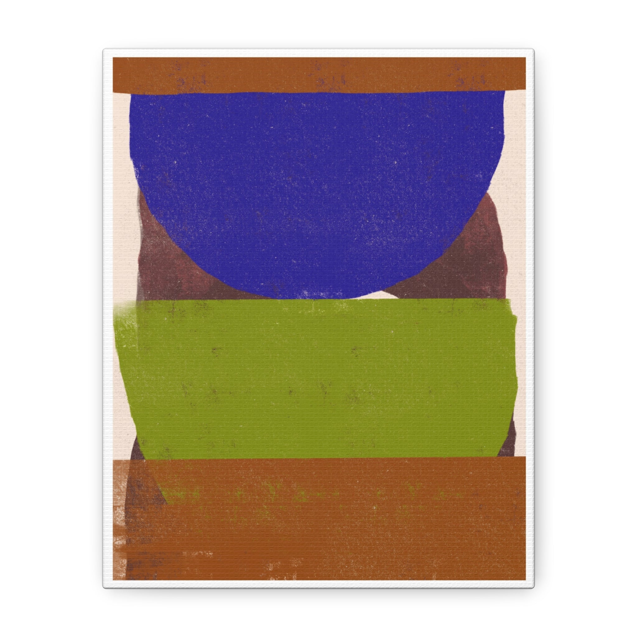 Cobalt Meadow Horizon - Canvas