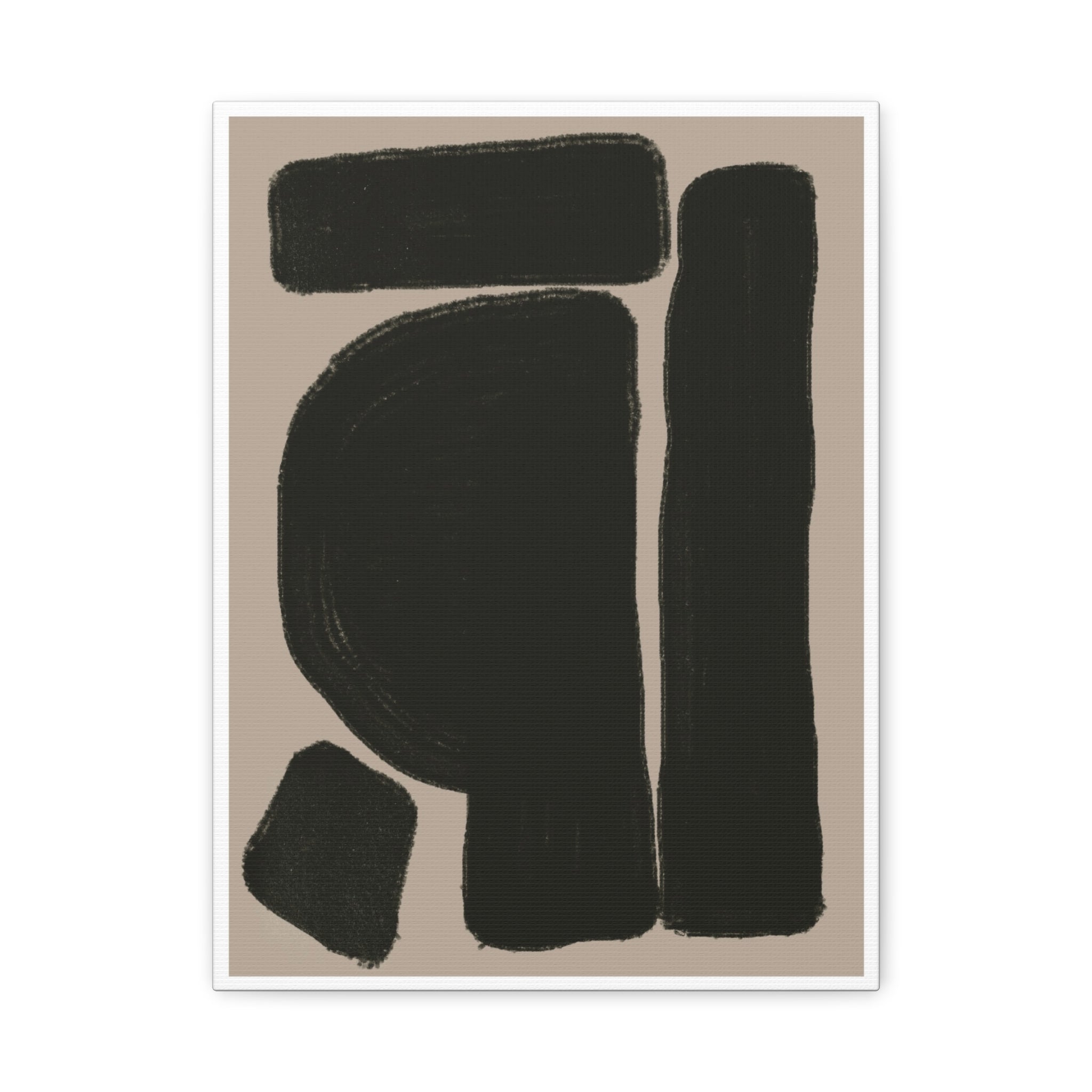Velvet Obsidian Forms - Canvas