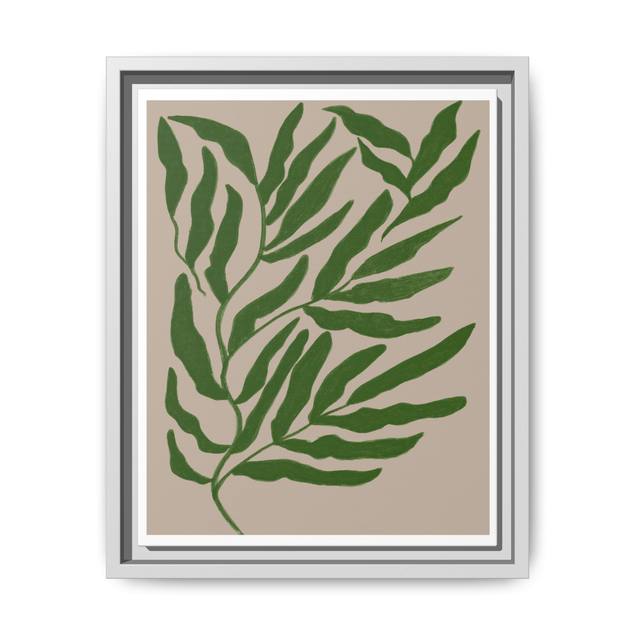 Emerald Canopy Drift - Framed