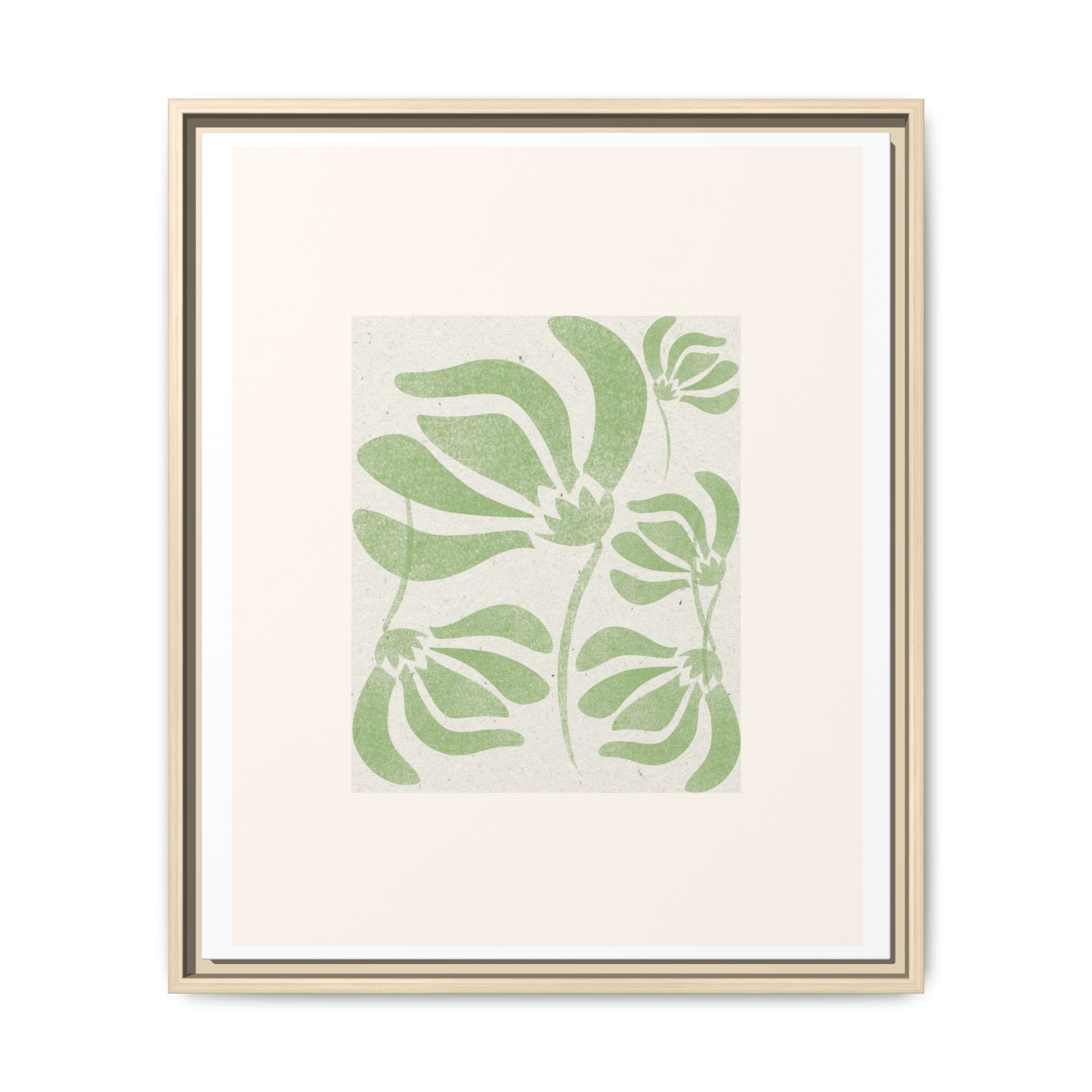 Verdant Bloom Harmony - Framed