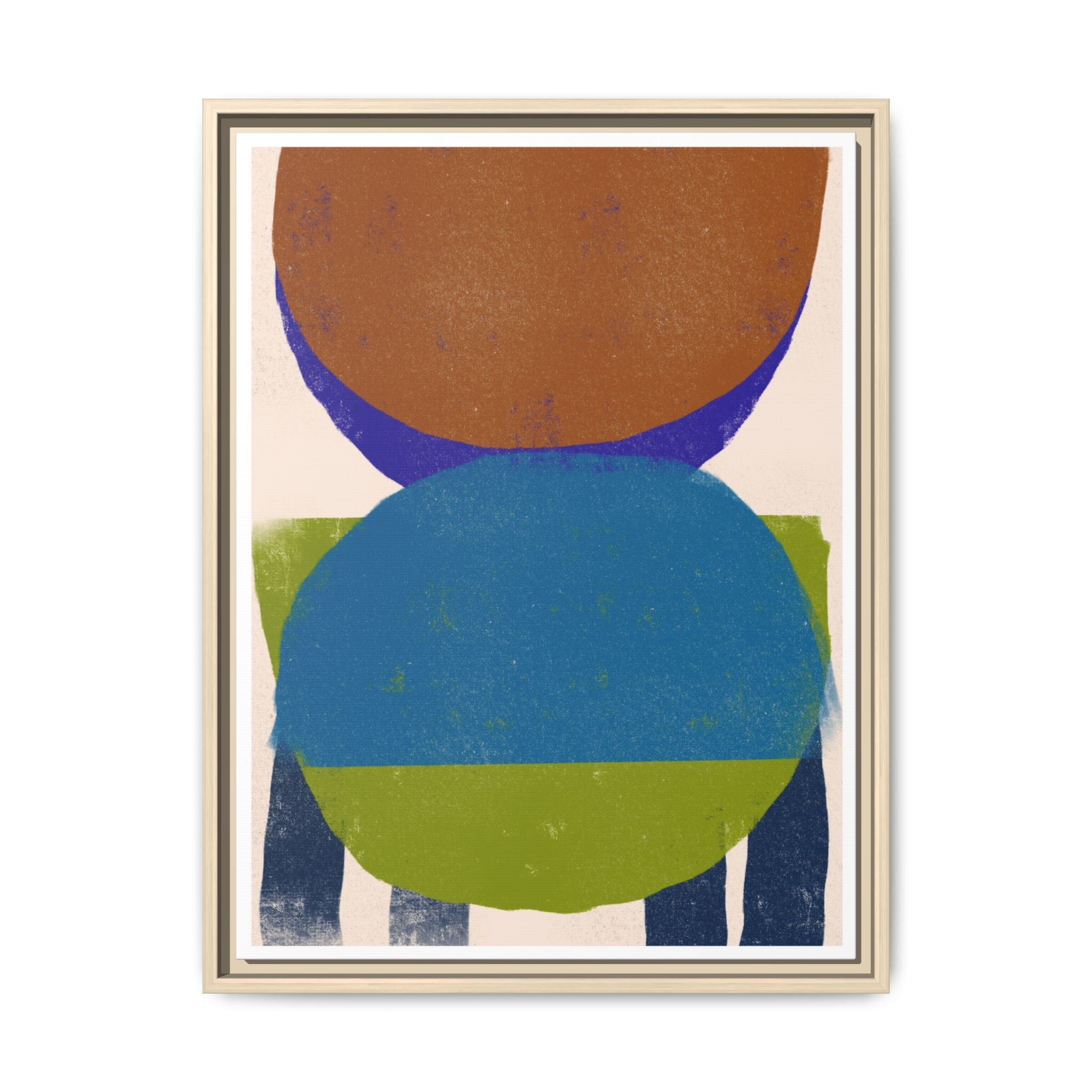 Azure Meadow Eclipse - Framed