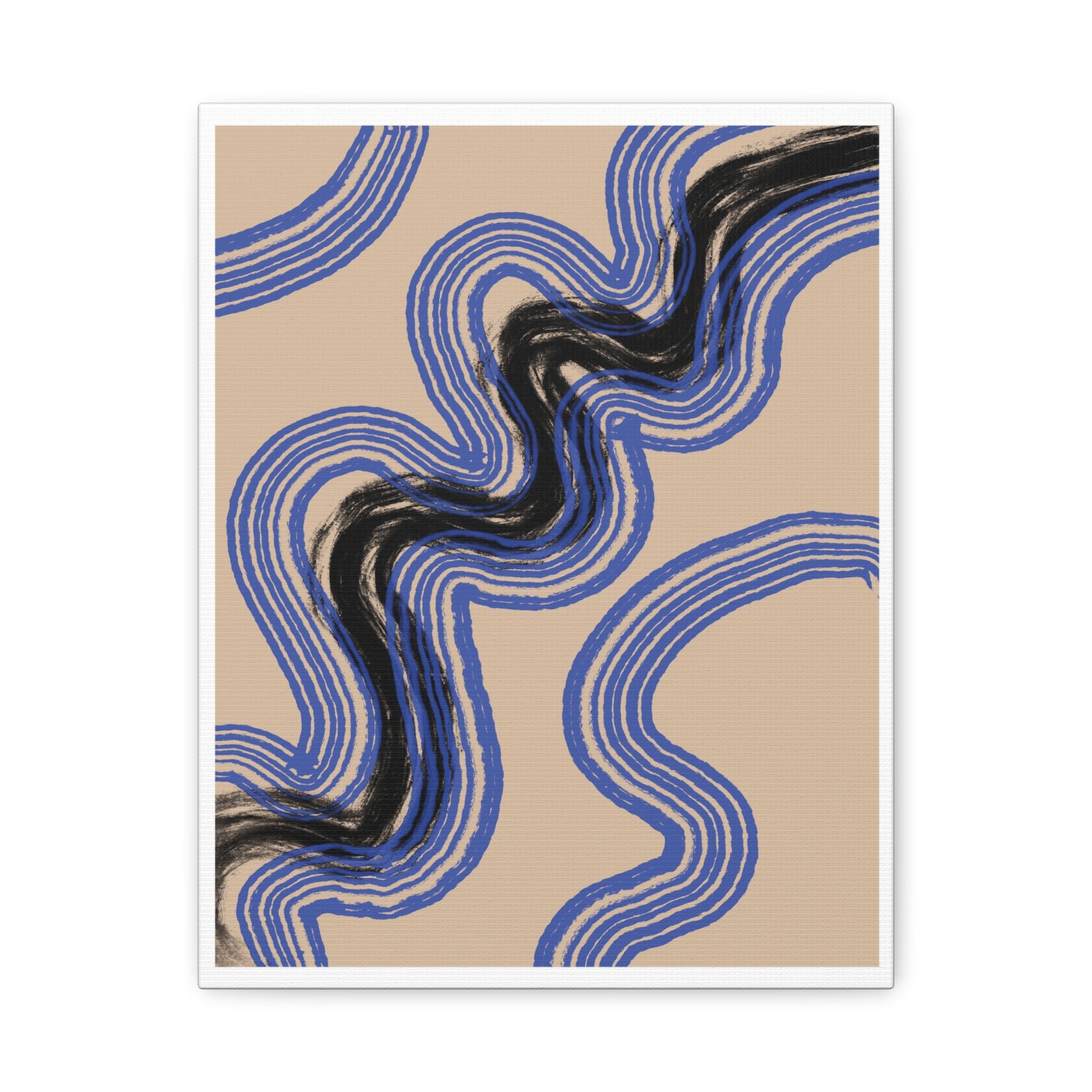 Indigo Rhythm Passage - Canvas