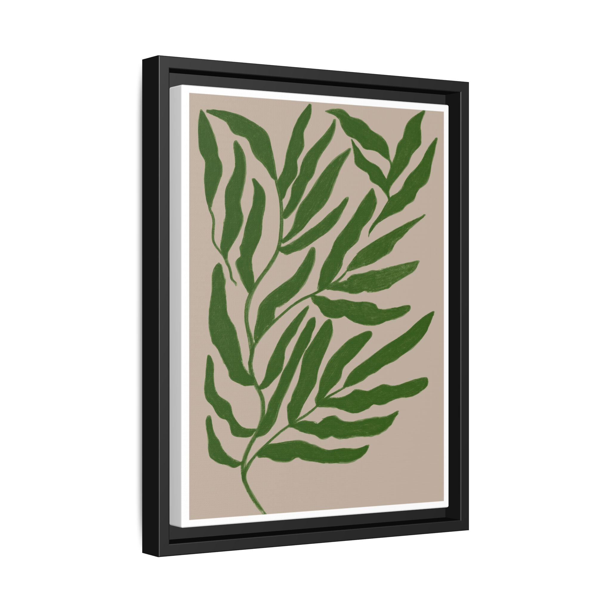 Emerald Canopy Drift - Framed
