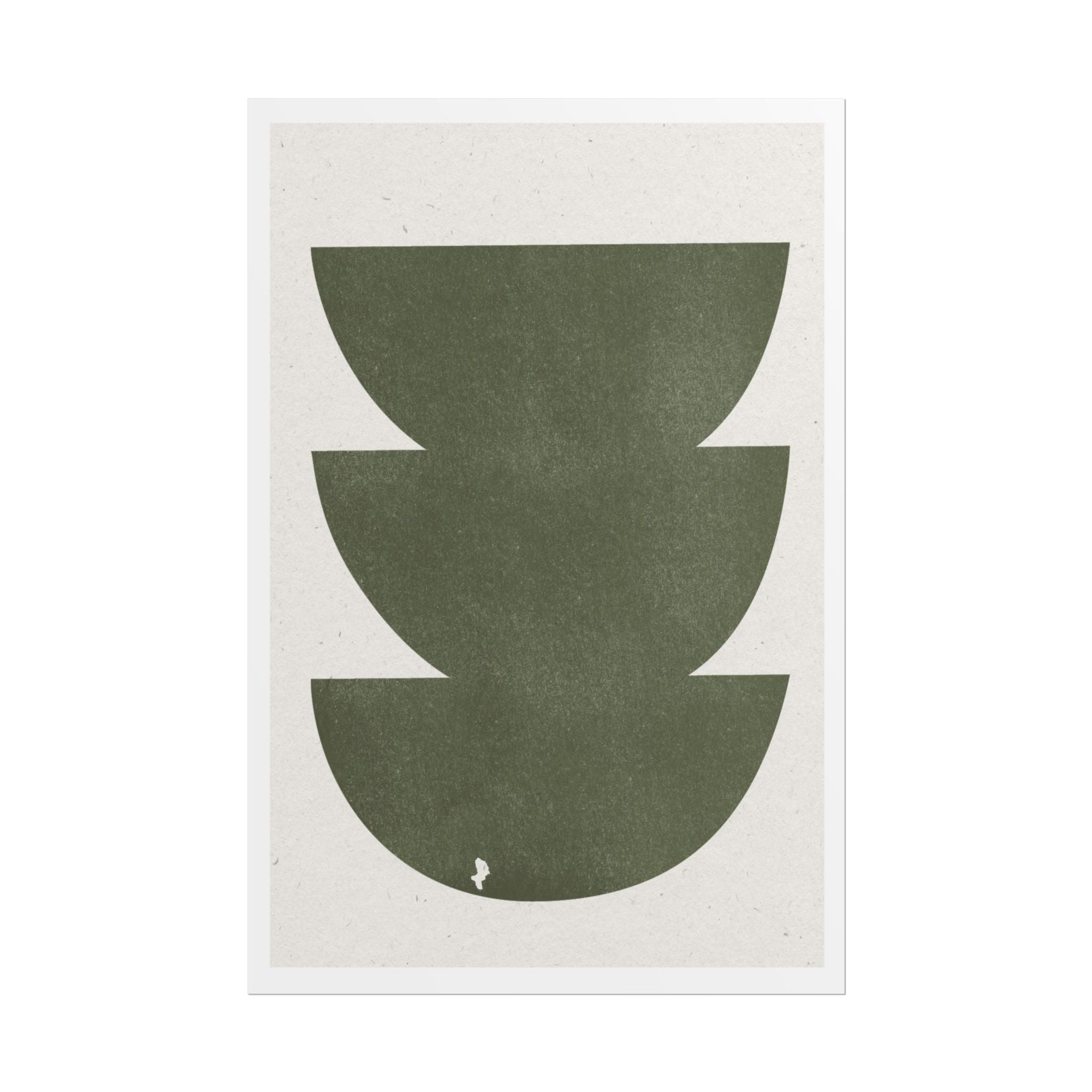 Olive Balance Forms - Poster