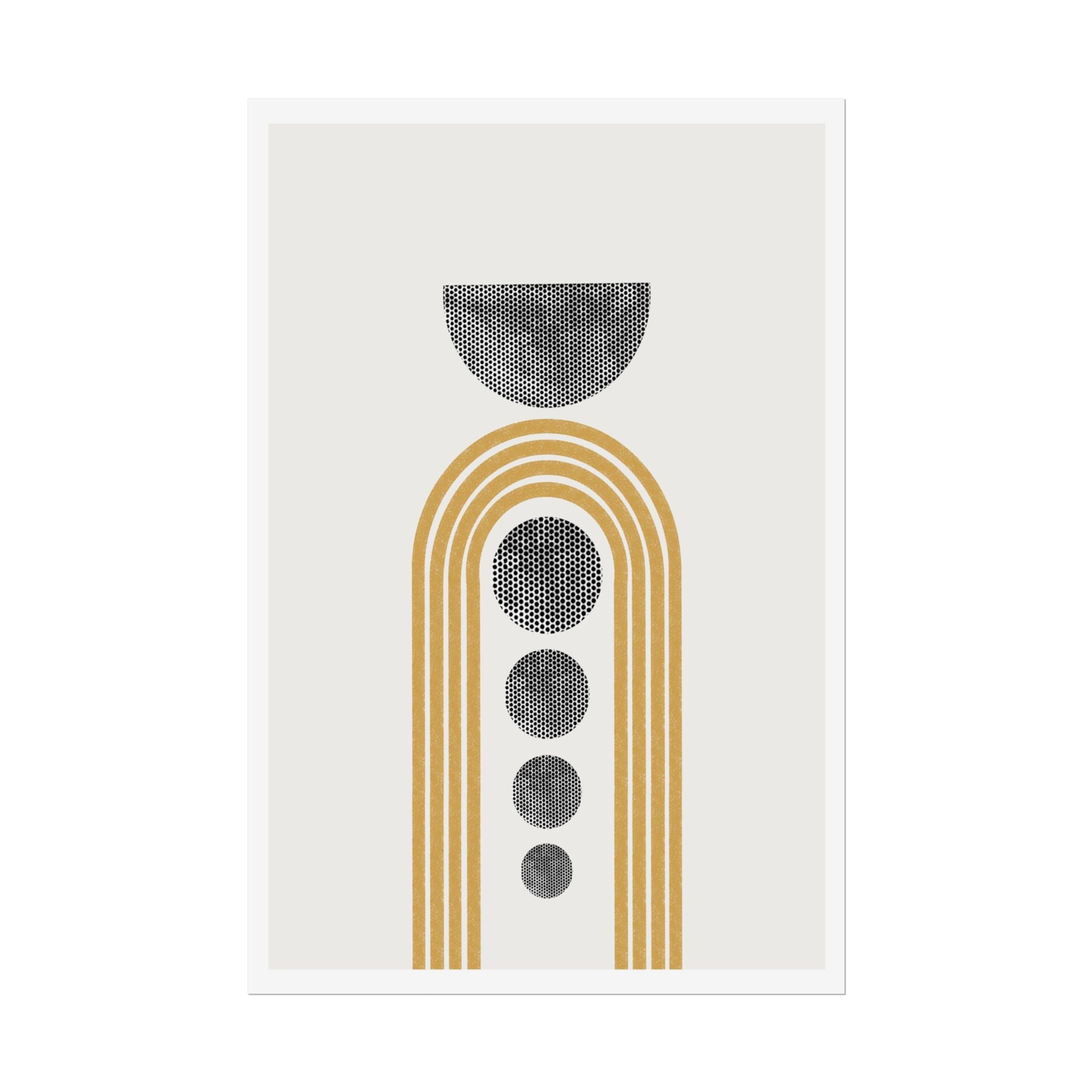Golden Orbit Cascade - Poster