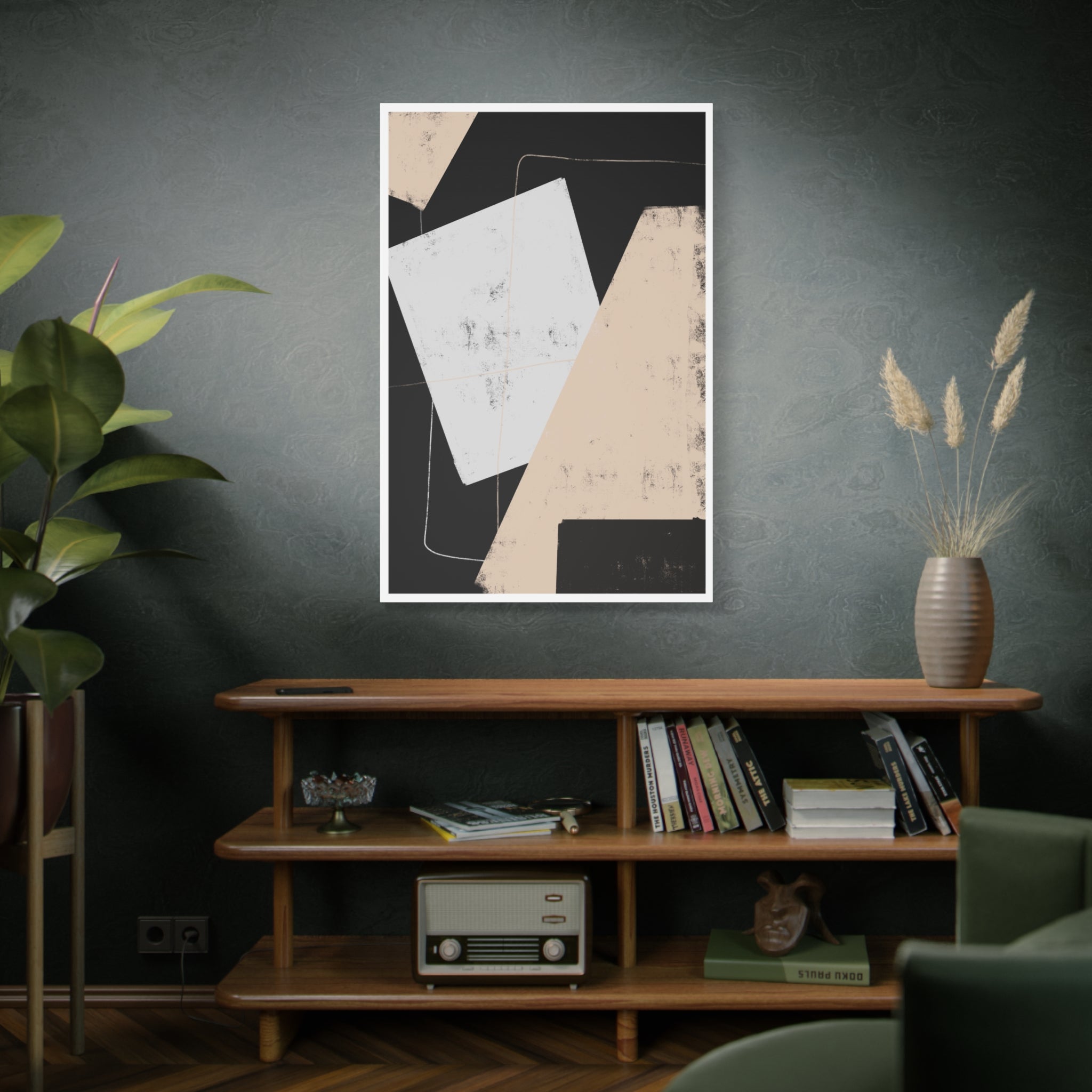 Silent Geometry Passage - Canvas