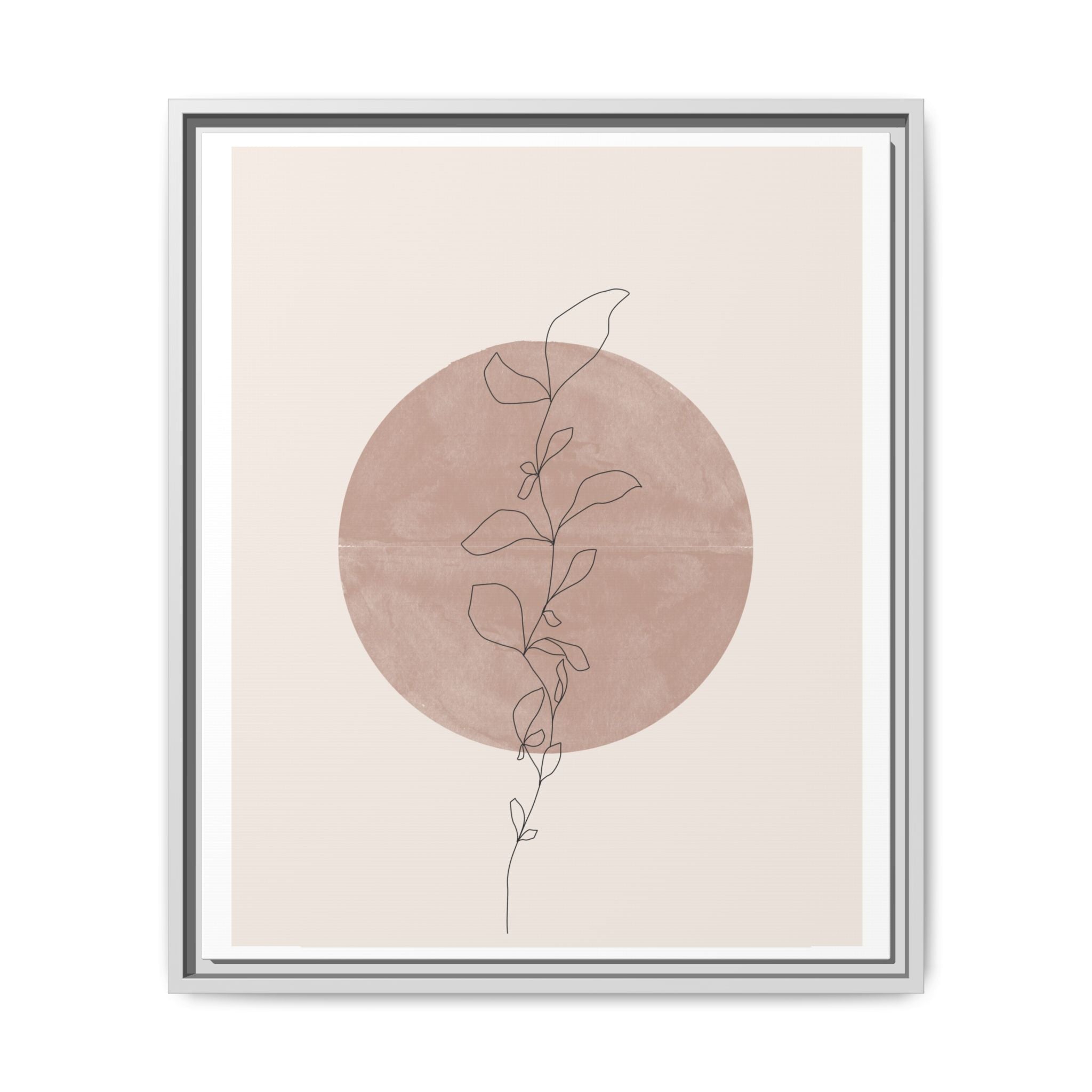 Blush Moonvine Quietude - Framed