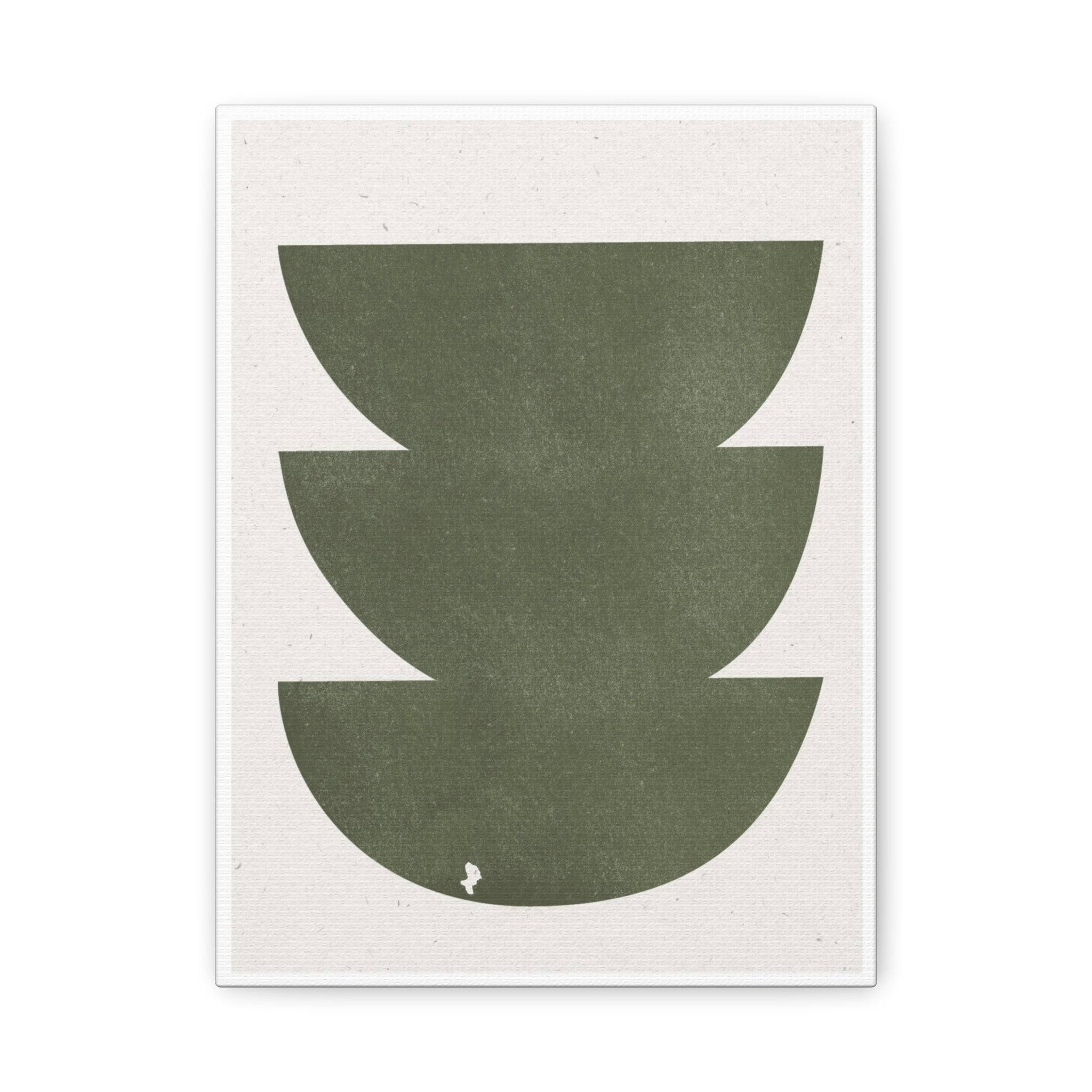 Olive Balance Forms - Canvas