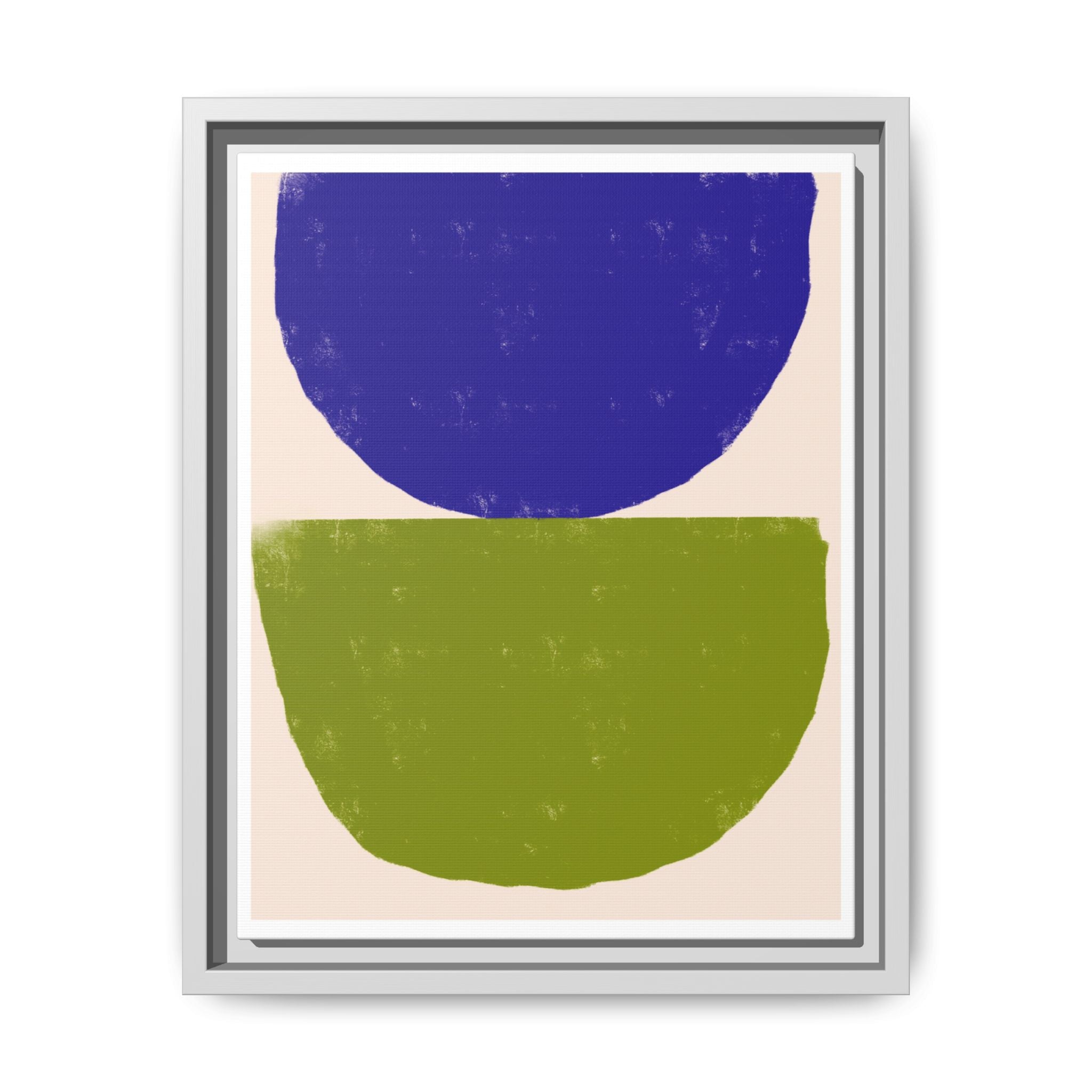 Cobalt Meadow Balance - Framed