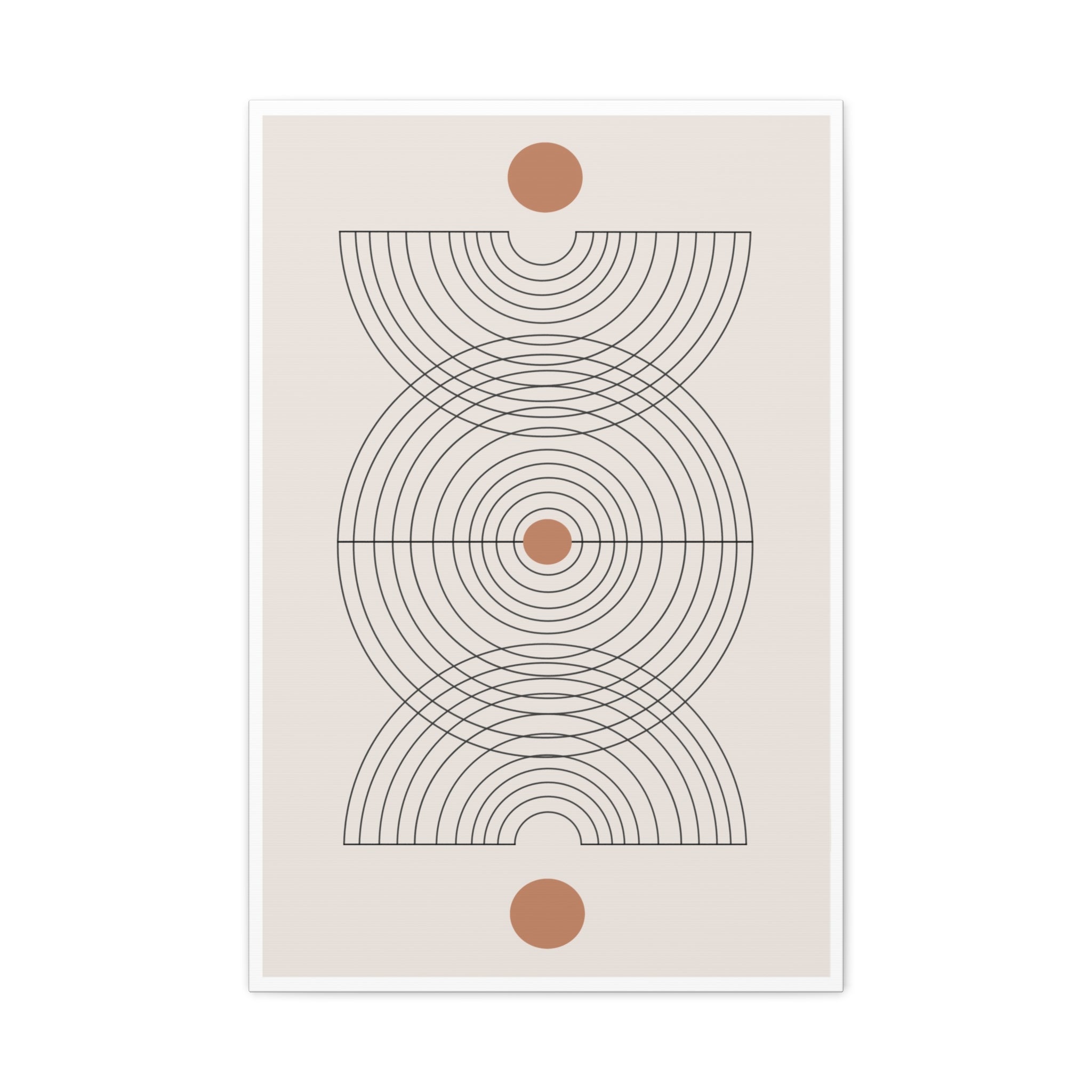 Celestial Echo Symmetry - Canvas