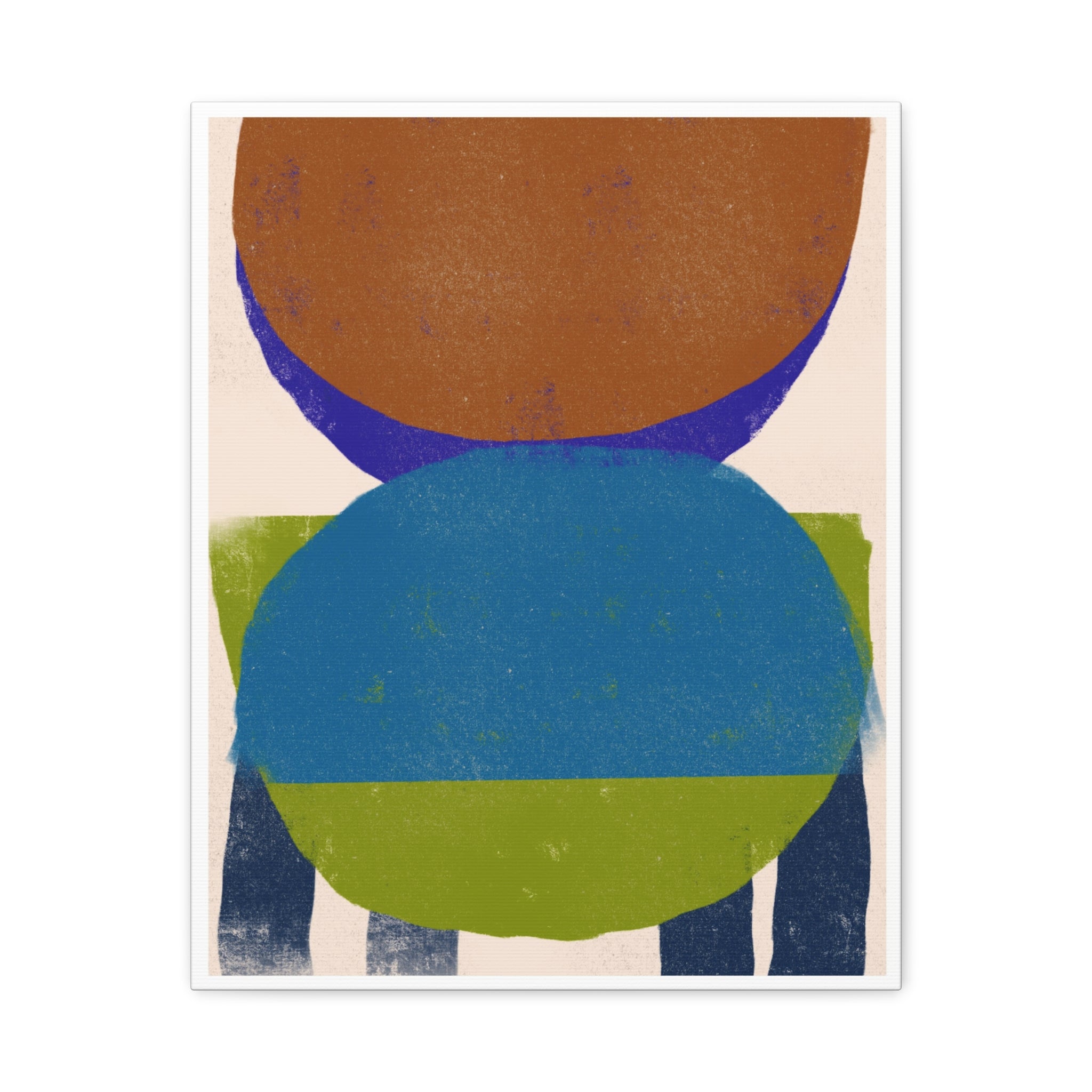 Azure Meadow Eclipse - Canvas